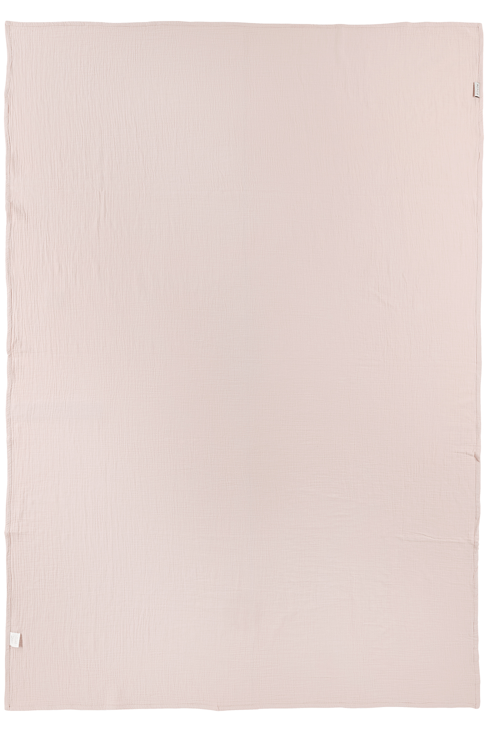 Beach towel pre-washed muslin Uni - soft pink - 140x200cm