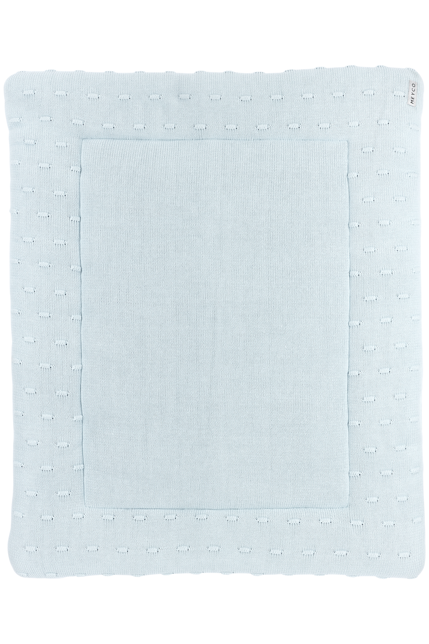 Boxkleed Knots - light blue - 77x97cm