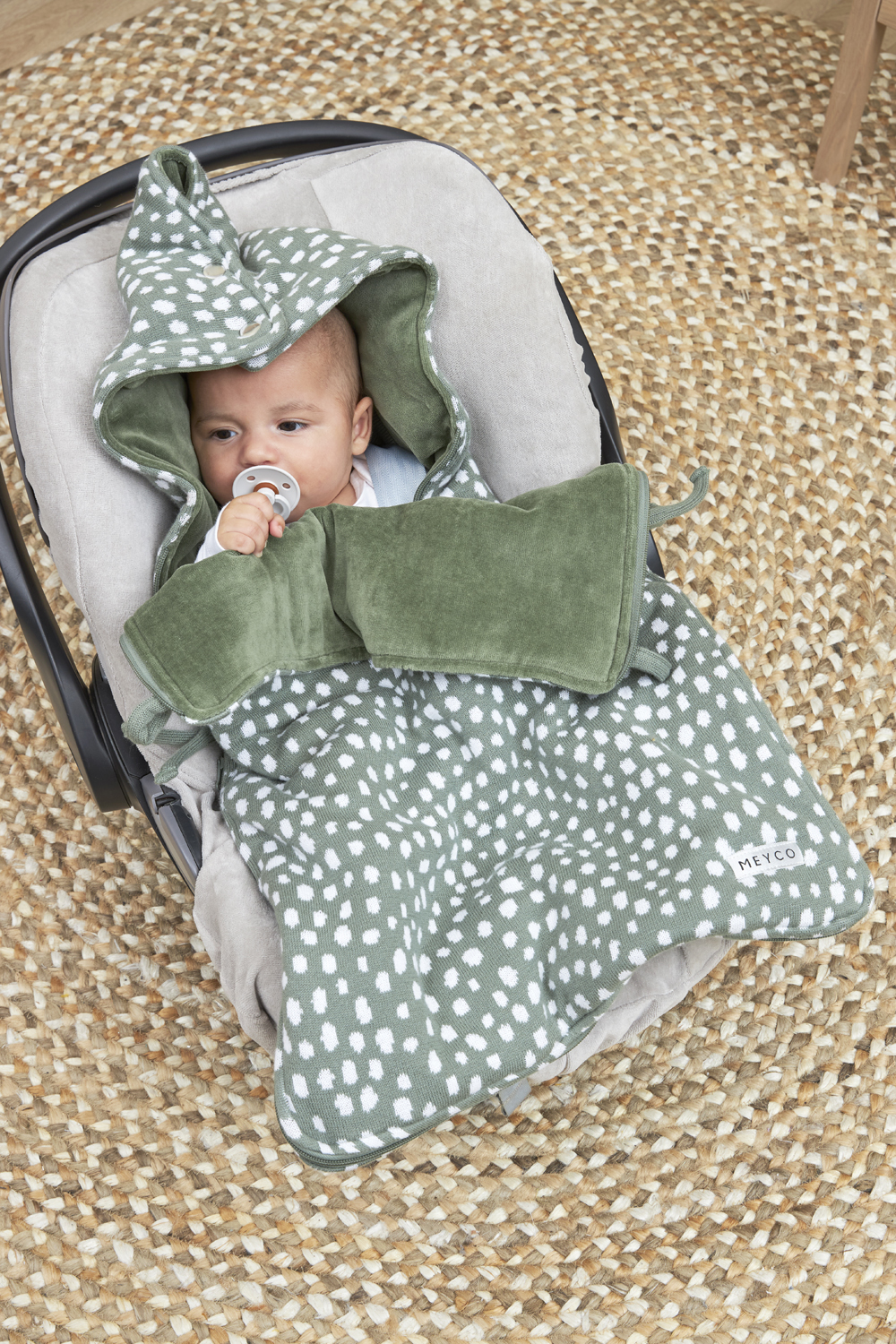 Voetenzak Cheetah - forest green - 40x82cm