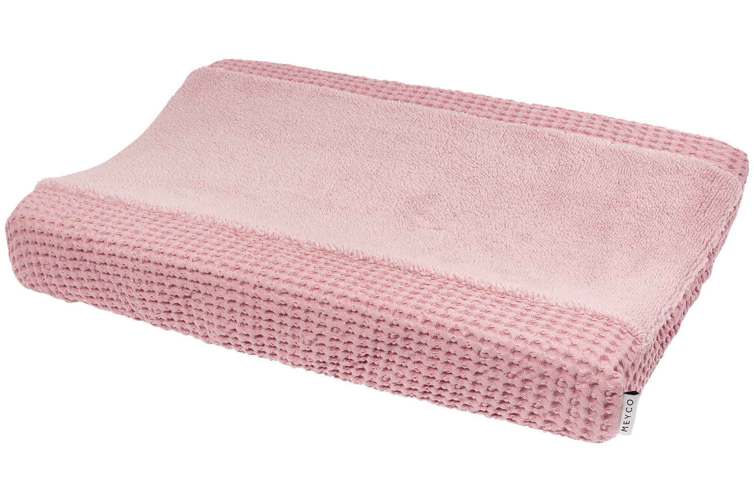 Wickelauflagenbezug Waffel Teddy - old pink - 50x70cm