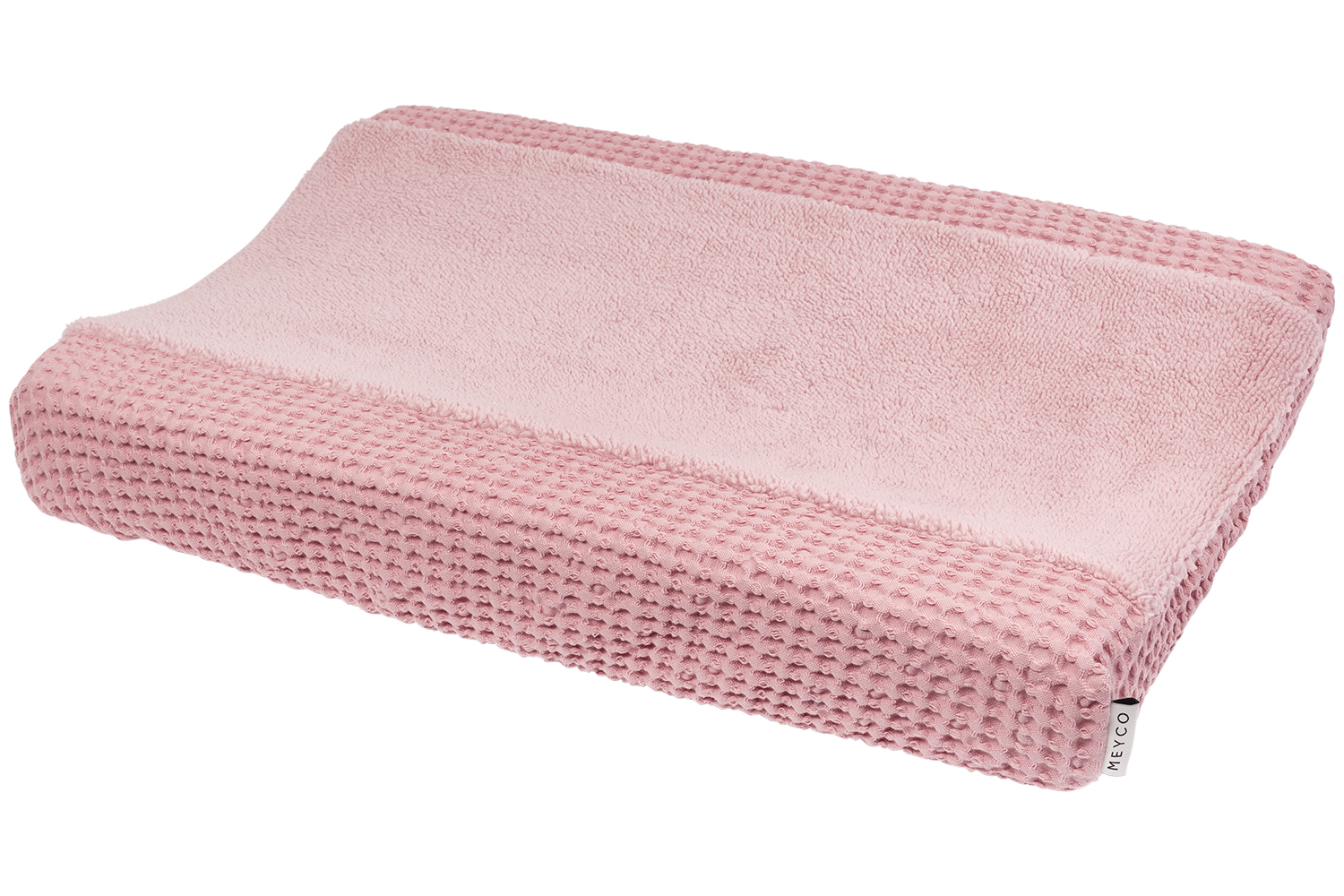 Aankleedkussenhoes Wafel Teddy - old pink - 50x70cm