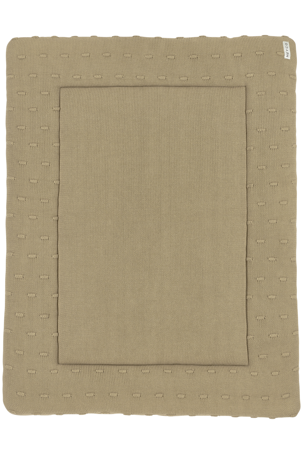 Boxkleed Knots - taupe - 77x97cm