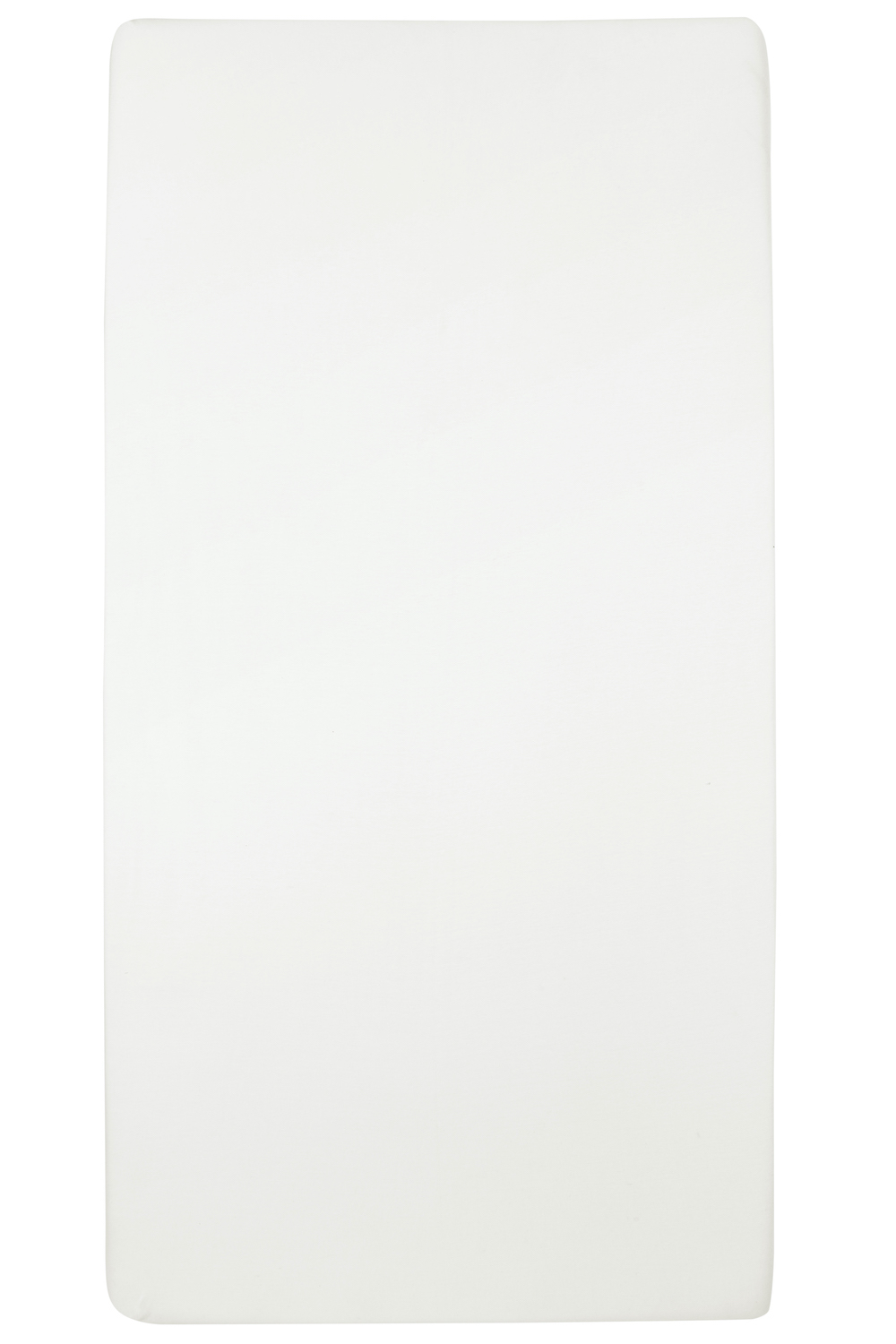 Hoeslaken twijfelaar Uni - warm white - 120x200cm