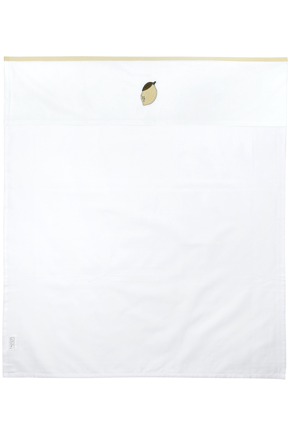 Kinderbettlaken Lemon - soft yellow - 100x150cm