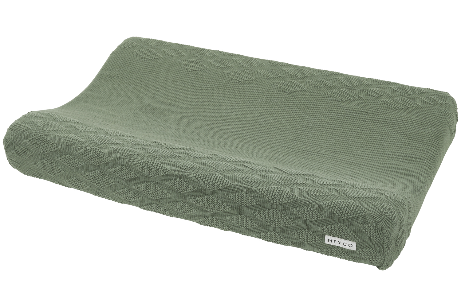 Biologische Aankleedkussenhoes Diamond - Forest Green - 50x70cm