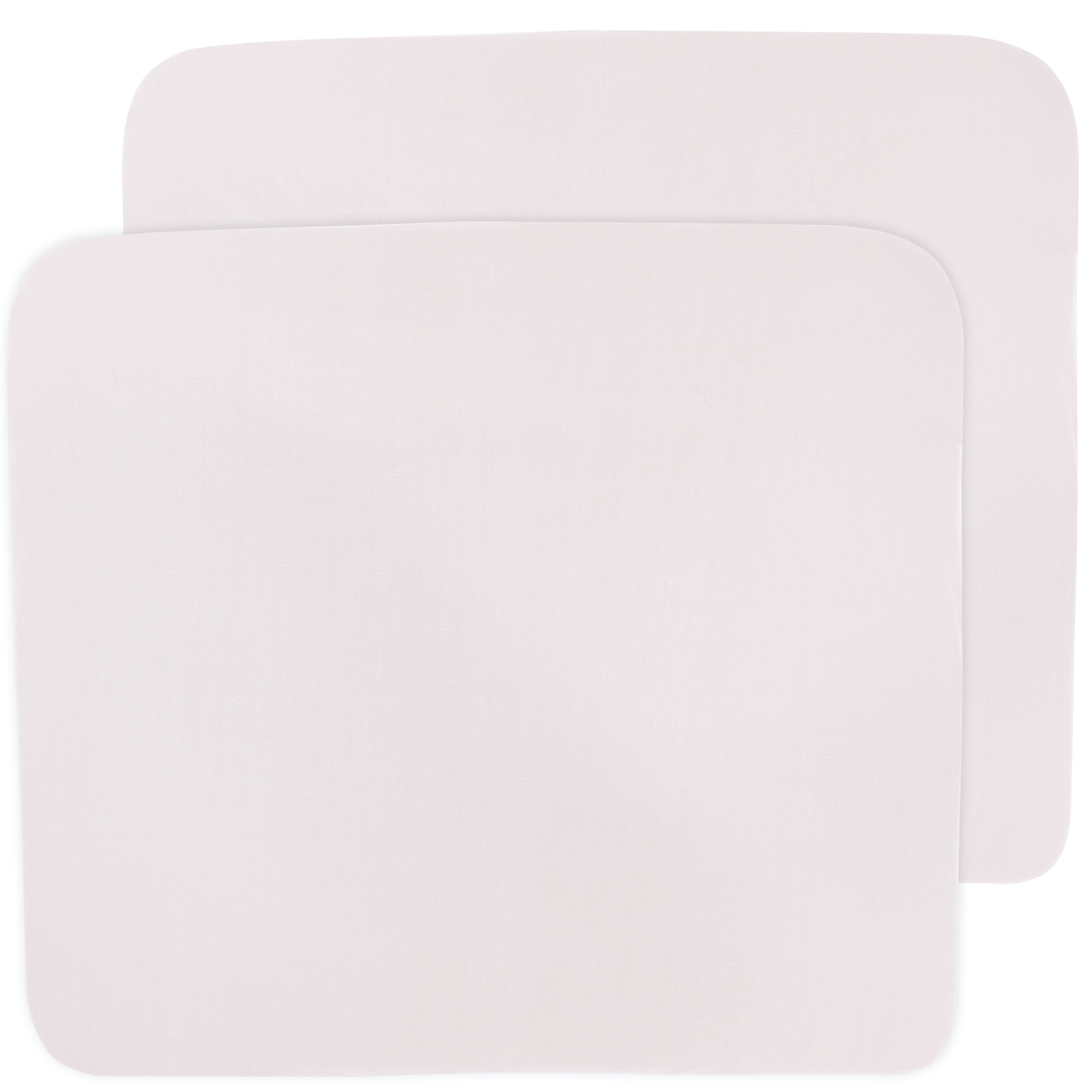 Wickelauflagenbezug 2er pack Uni - light pink - 85x75cm