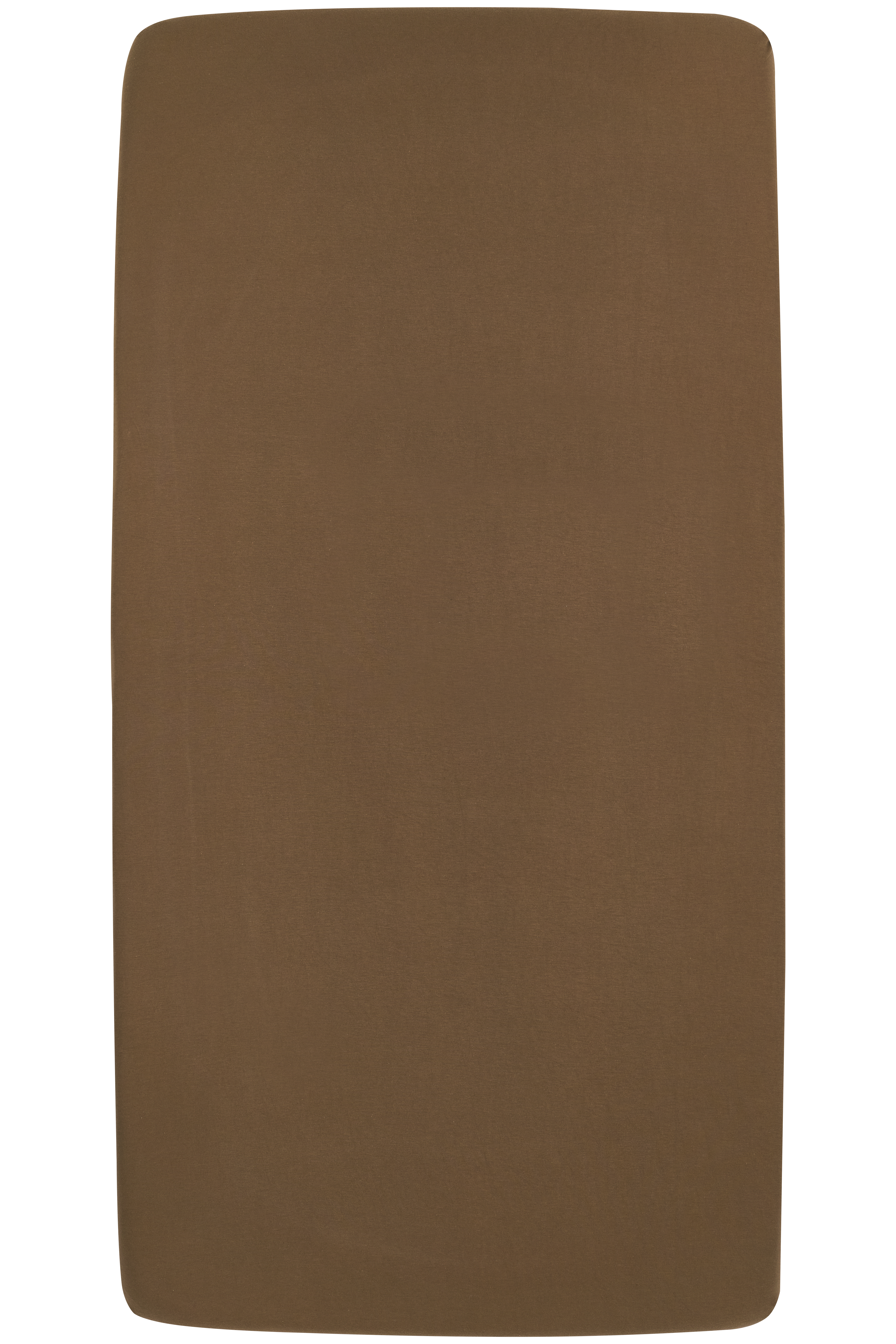 Hoeslaken wieg Uni - chocolate - 40x80/90cm