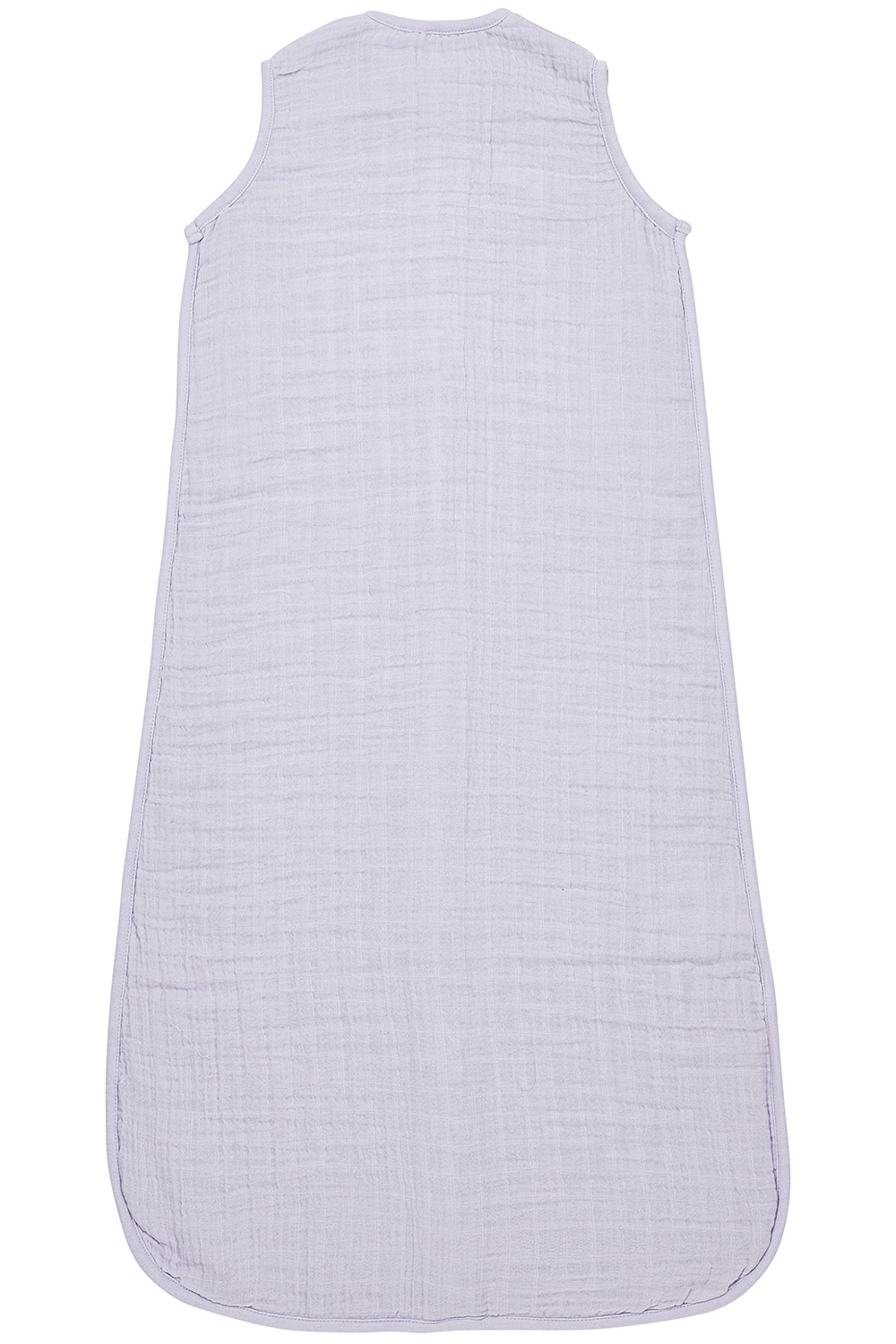 Sleepingbag pre-washed muslin Uni - soft lavender - 70cm - 0.5 TOG