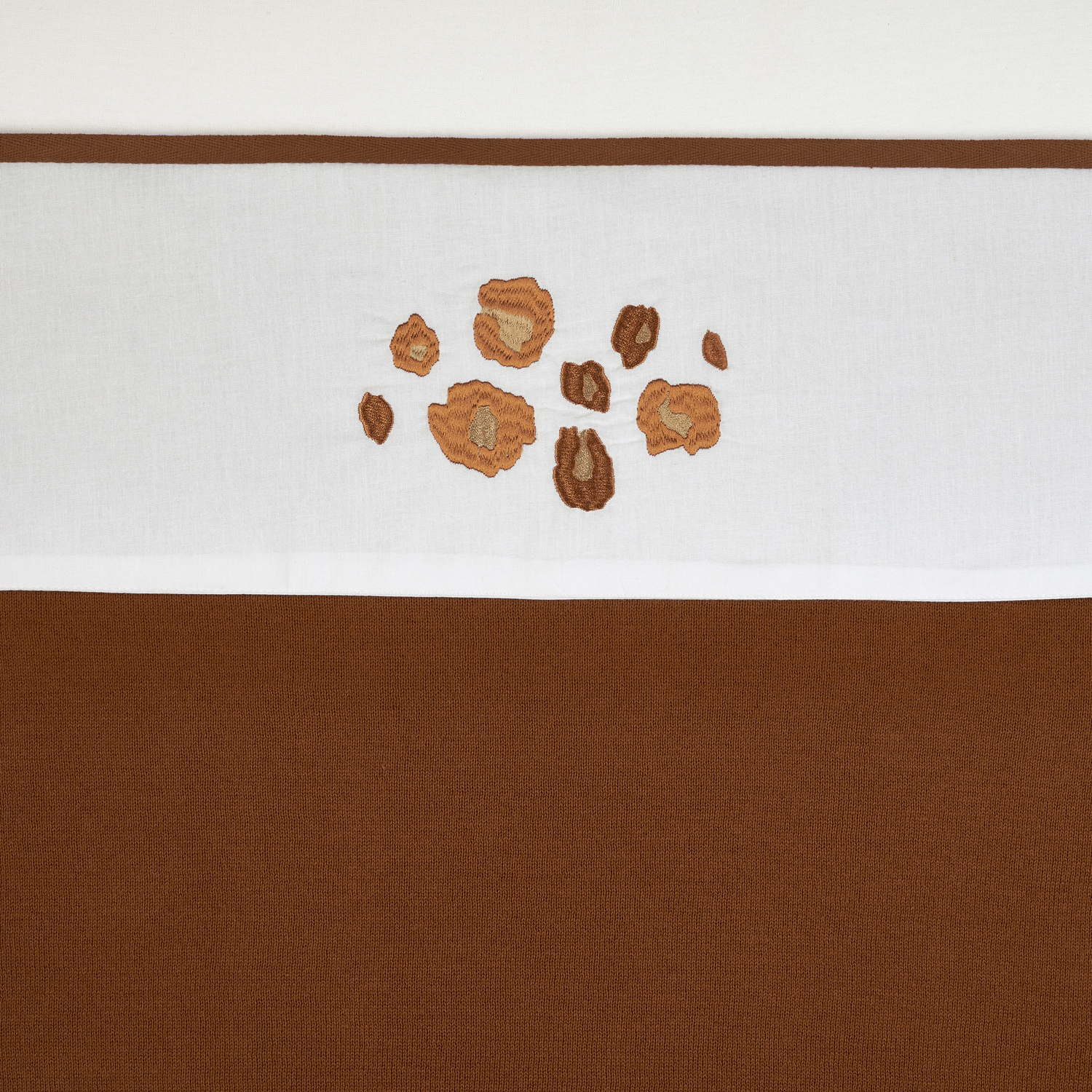 Crib sheet Panther - camel - 75X100cm