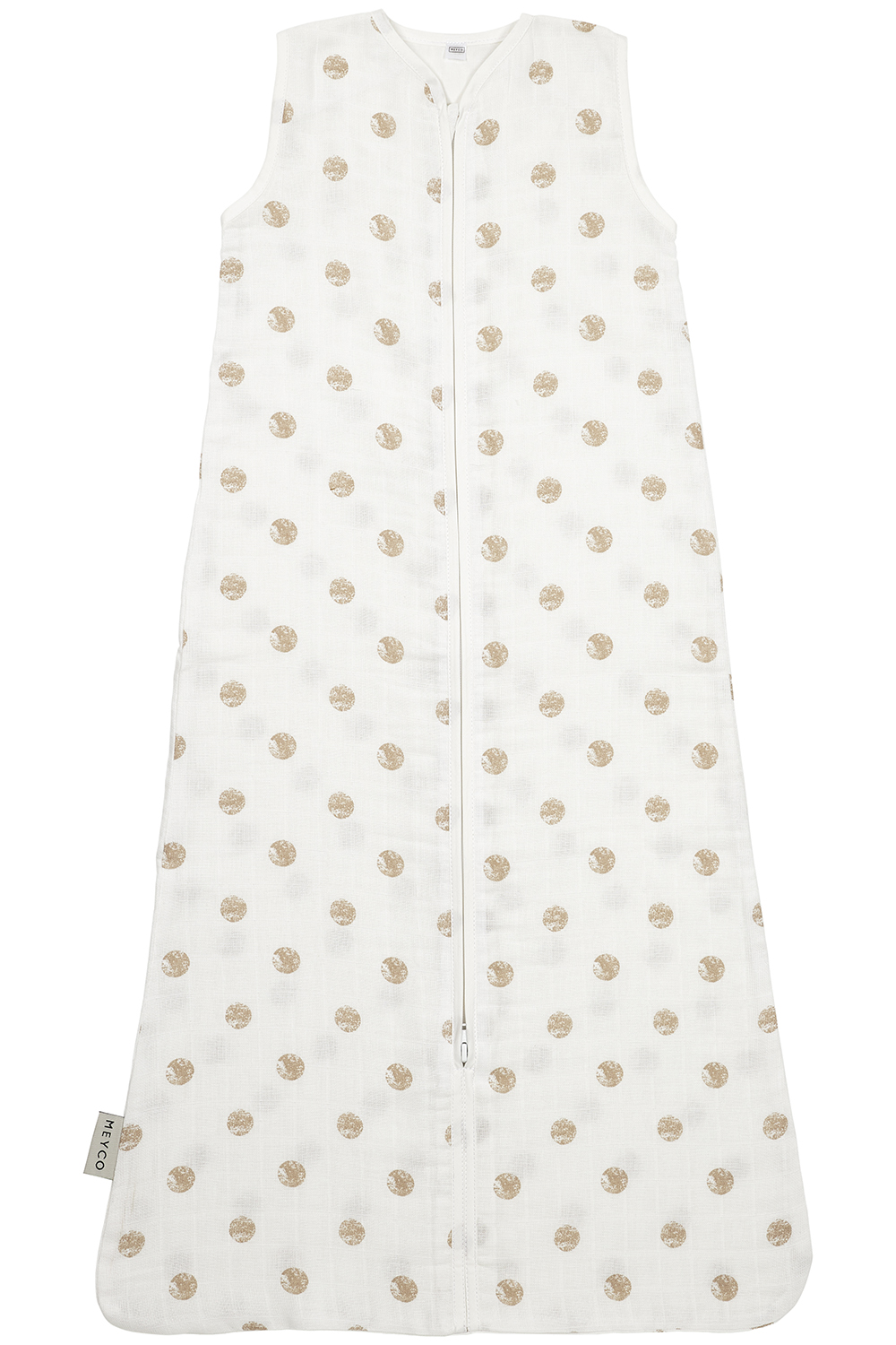 Baby zomerslaapzak hydrofiel Dots - sand - 110cm - 0.3 TOG