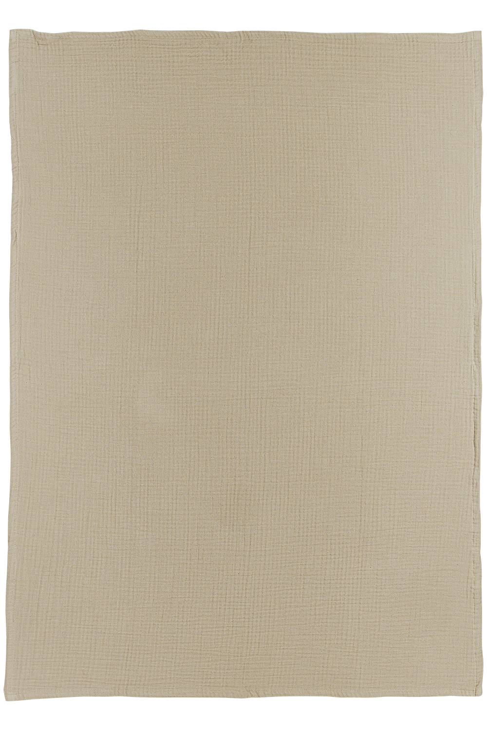 Ledikant laken pre-washed hydrofiel Uni - sand - 100x150cm