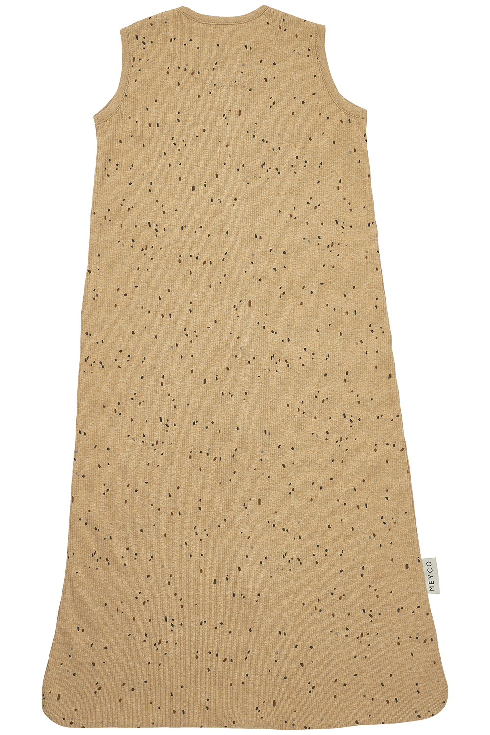Baby zomerslaapzak Rib Mini Spot - toffee melange - 110cm - 0.3 TOG