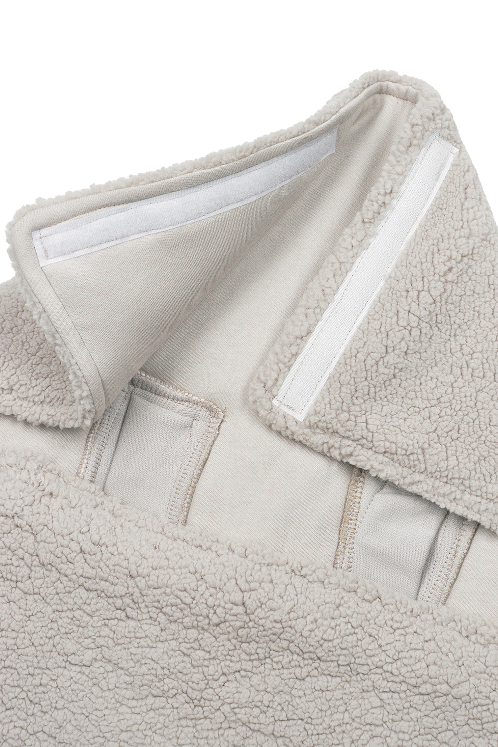 Fußsack Teddy - greige - 40x82cm