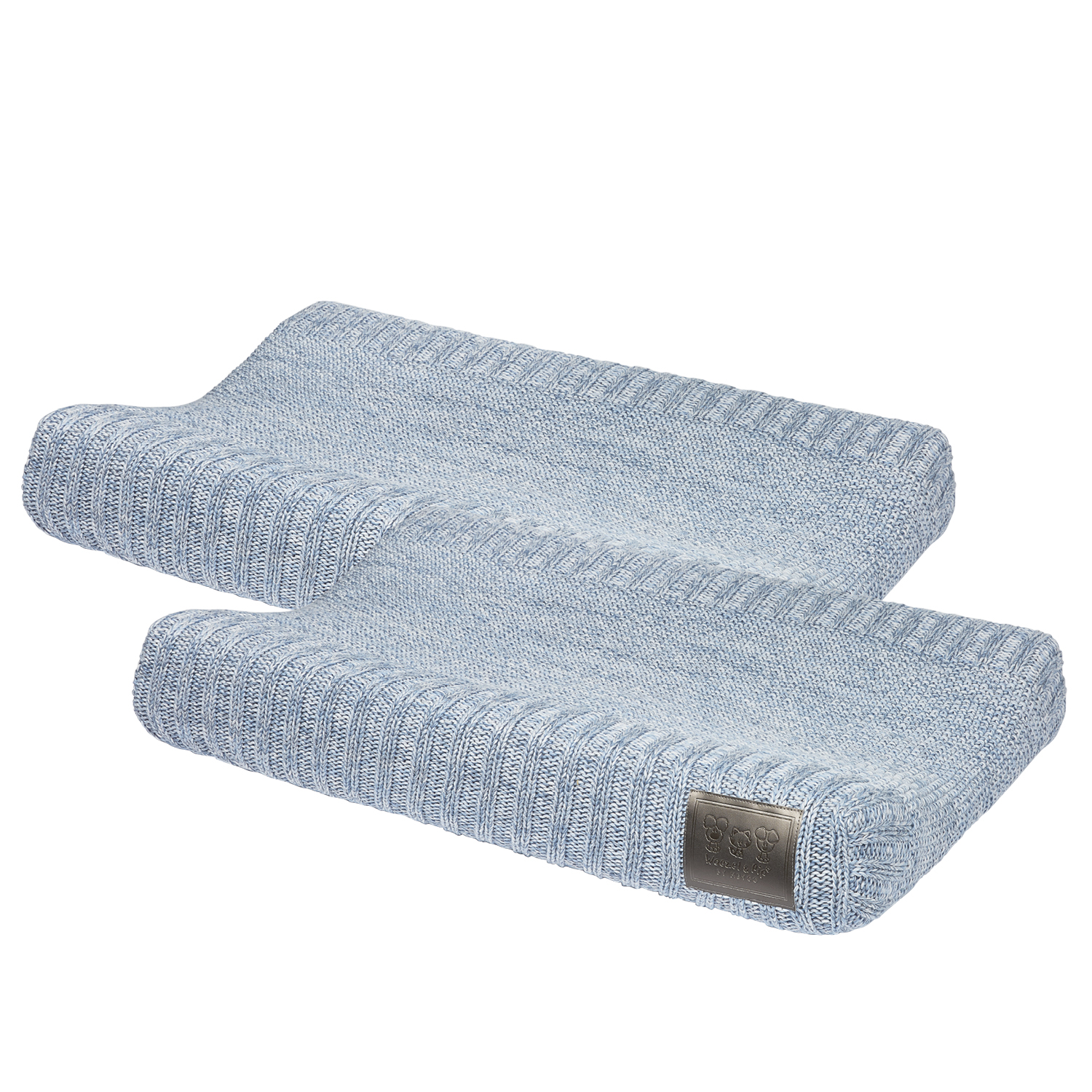 Changing mat cover 2-pack Woezel & Pip - blue - 50x70cm