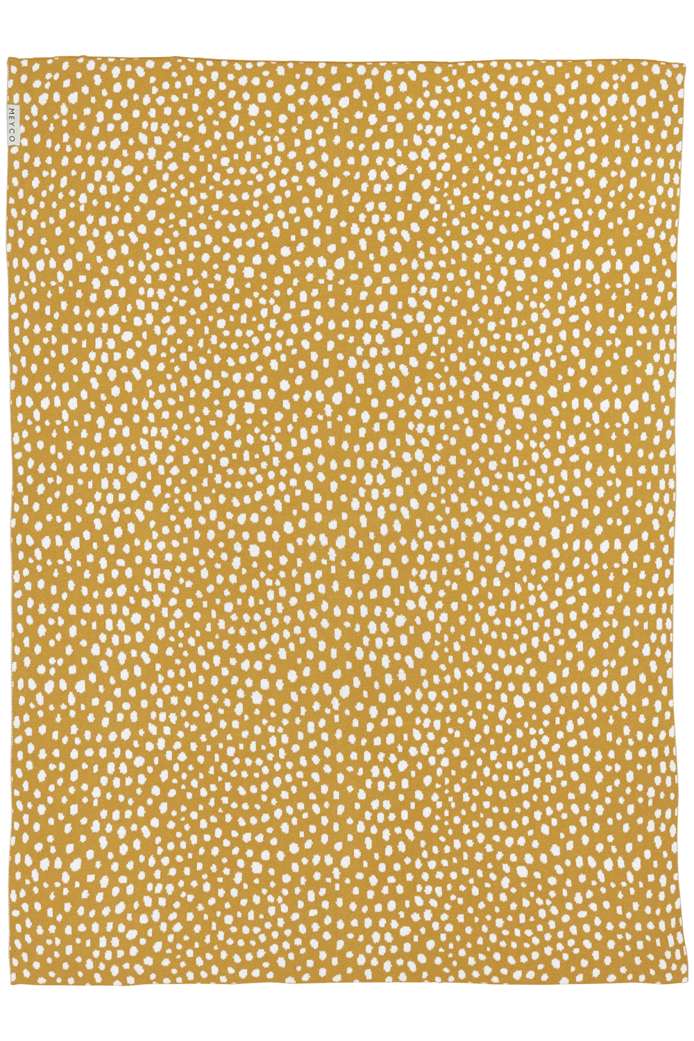 Crib bed blanket Cheetah - honey gold - 75x100cm