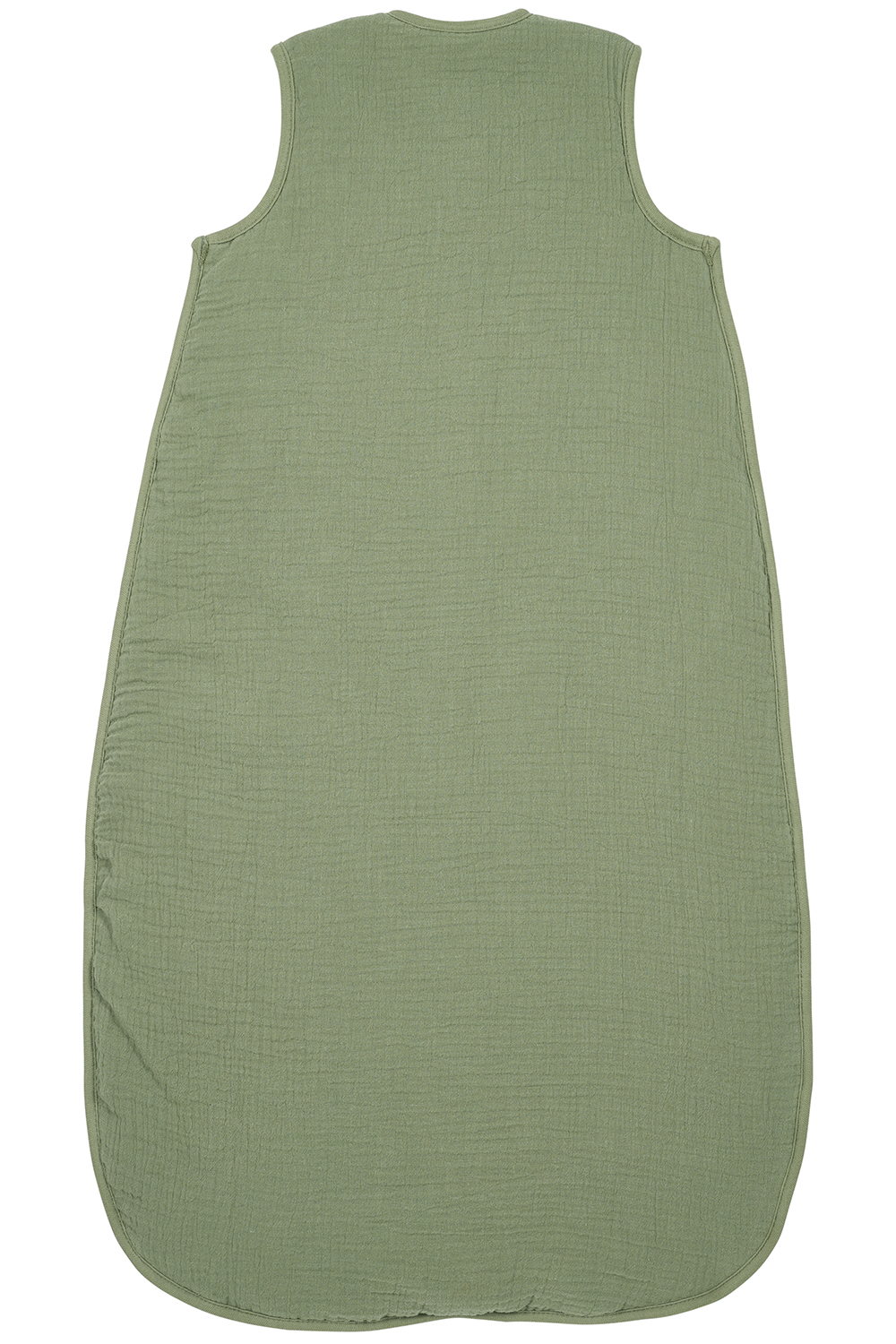 Baby slaapzak gevoerd pre-washed hydrofiel Uni - olive green - 60cm - 2.0 TOG