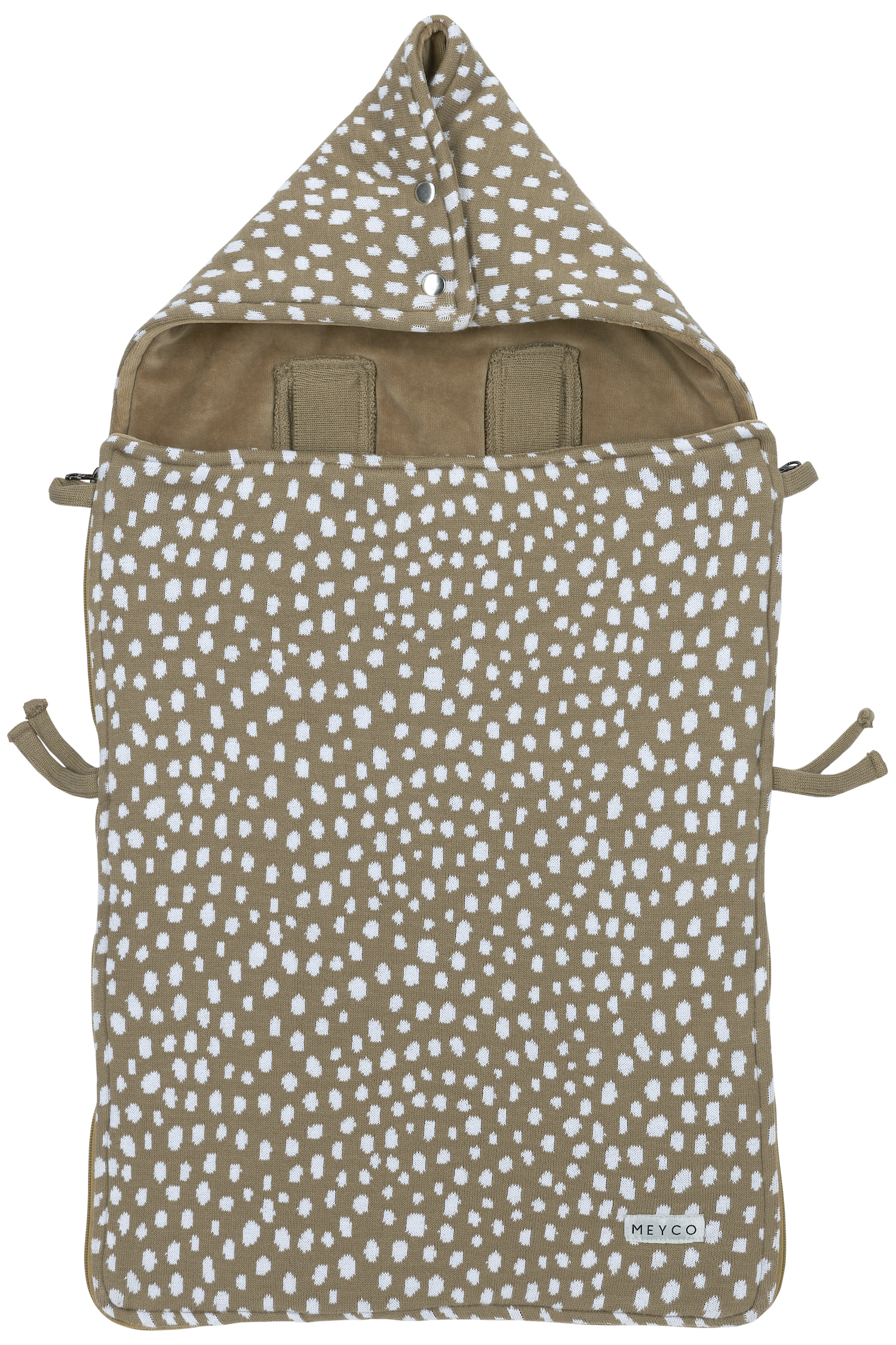 Footmuff Cheetah - taupe - 40x82cm