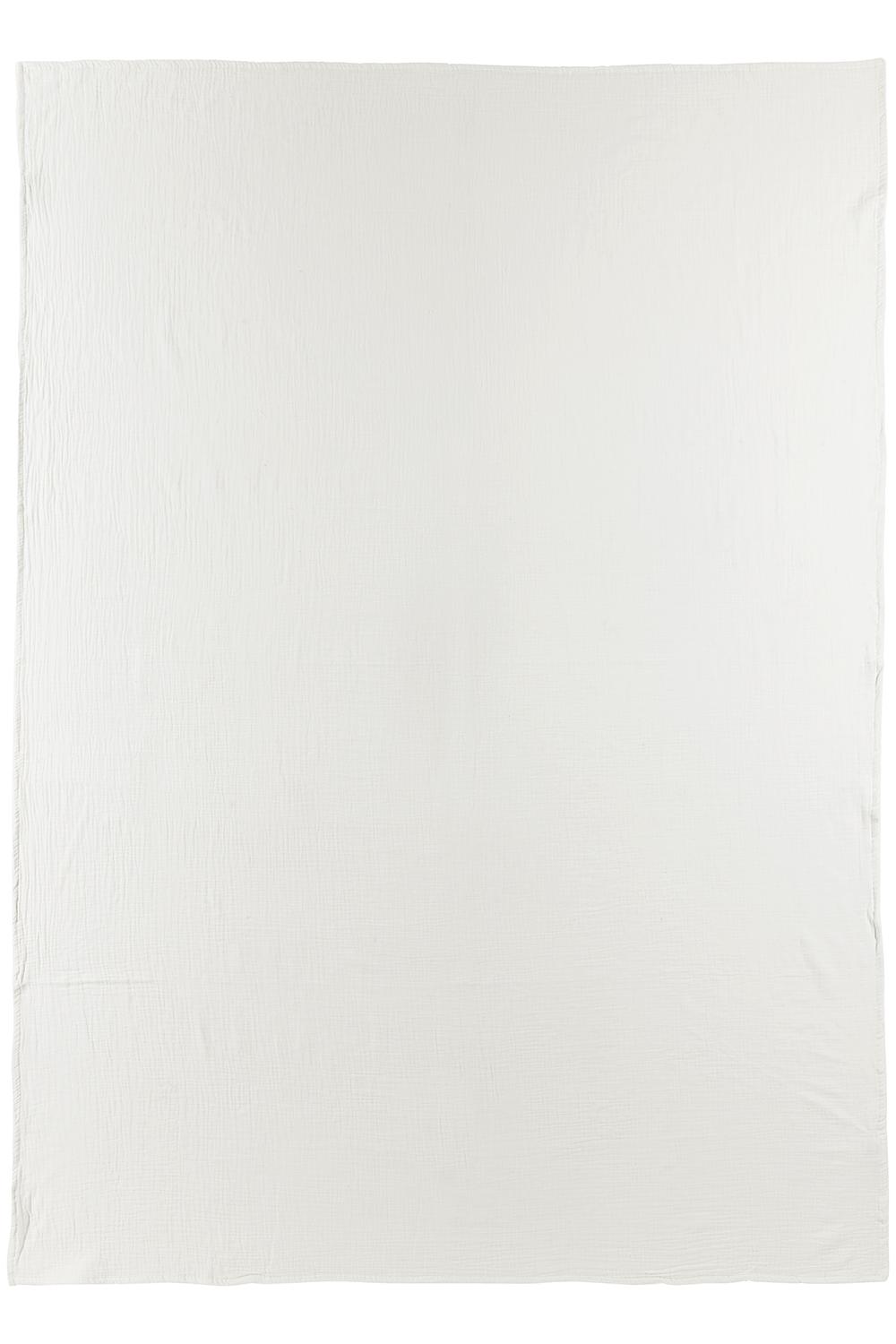 Decke pre-washed musselin Uni - offwhite - 140x200cm