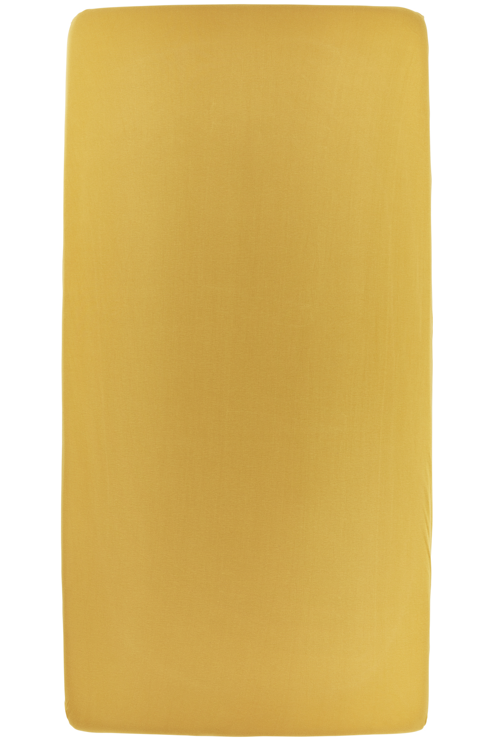 Hoeslaken twijfelaar Uni - honey gold - 120x200cm