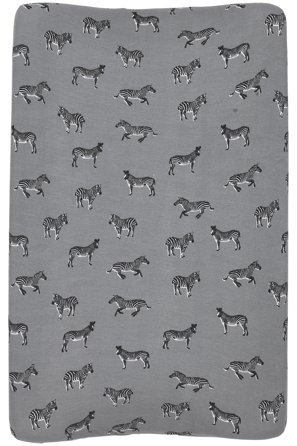 Aankleedkussenhoes Zebra Animal - Grijs - 50x70cm