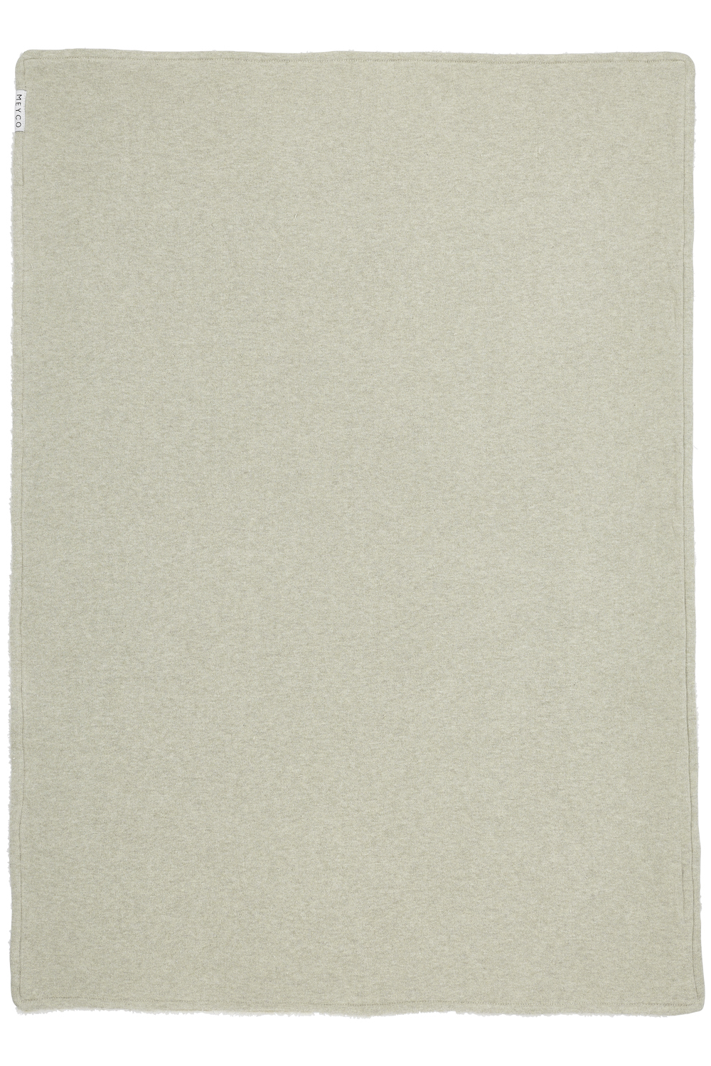 Ledikant deken Knit Basic teddy - sand melange - 100x150cm