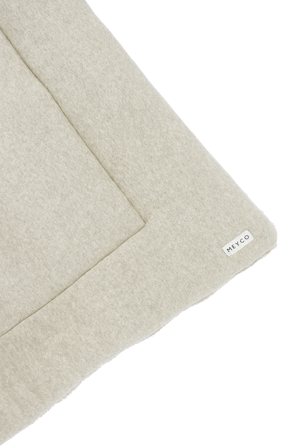 Laufgittereinlage Knit Basic teddy - sand melange - 77x97cm