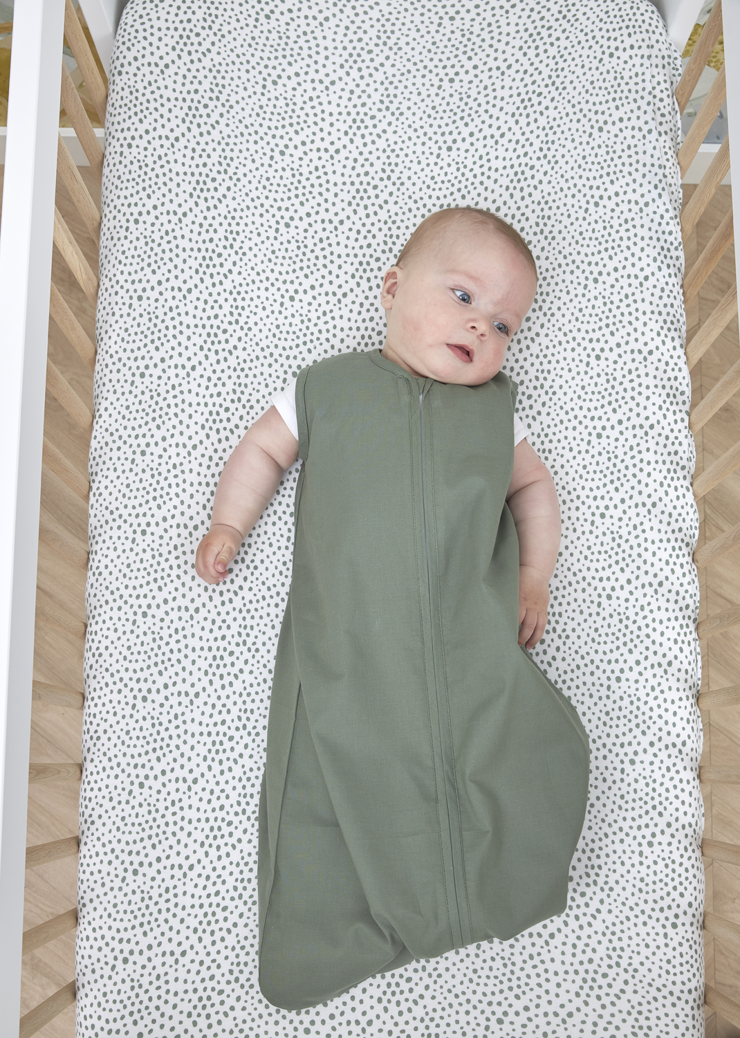 Baby zomerslaapzak Uni - forest green - 70cm - 0.3 TOG