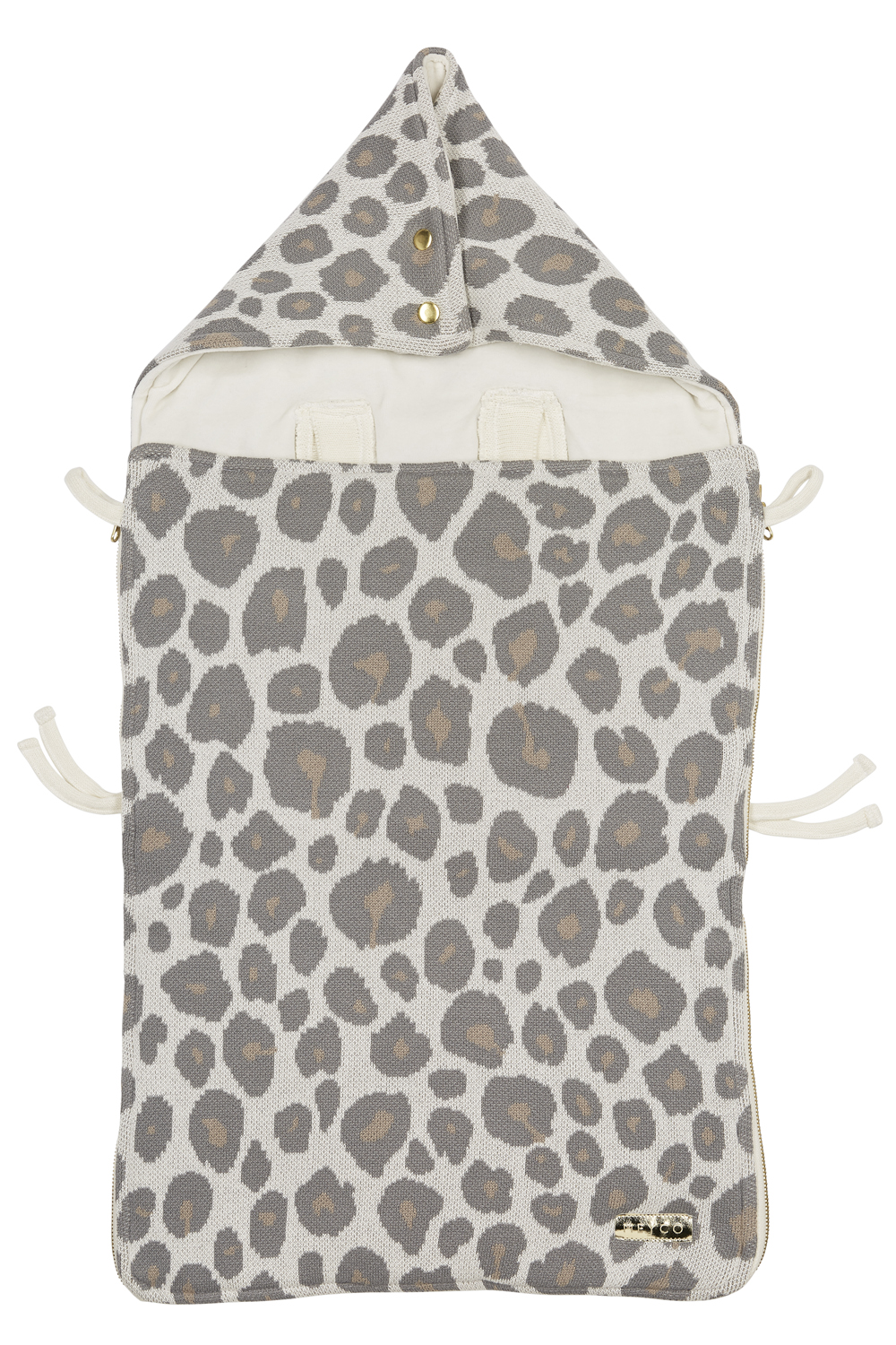 Fußsack Panther - neutral - 40x82cm