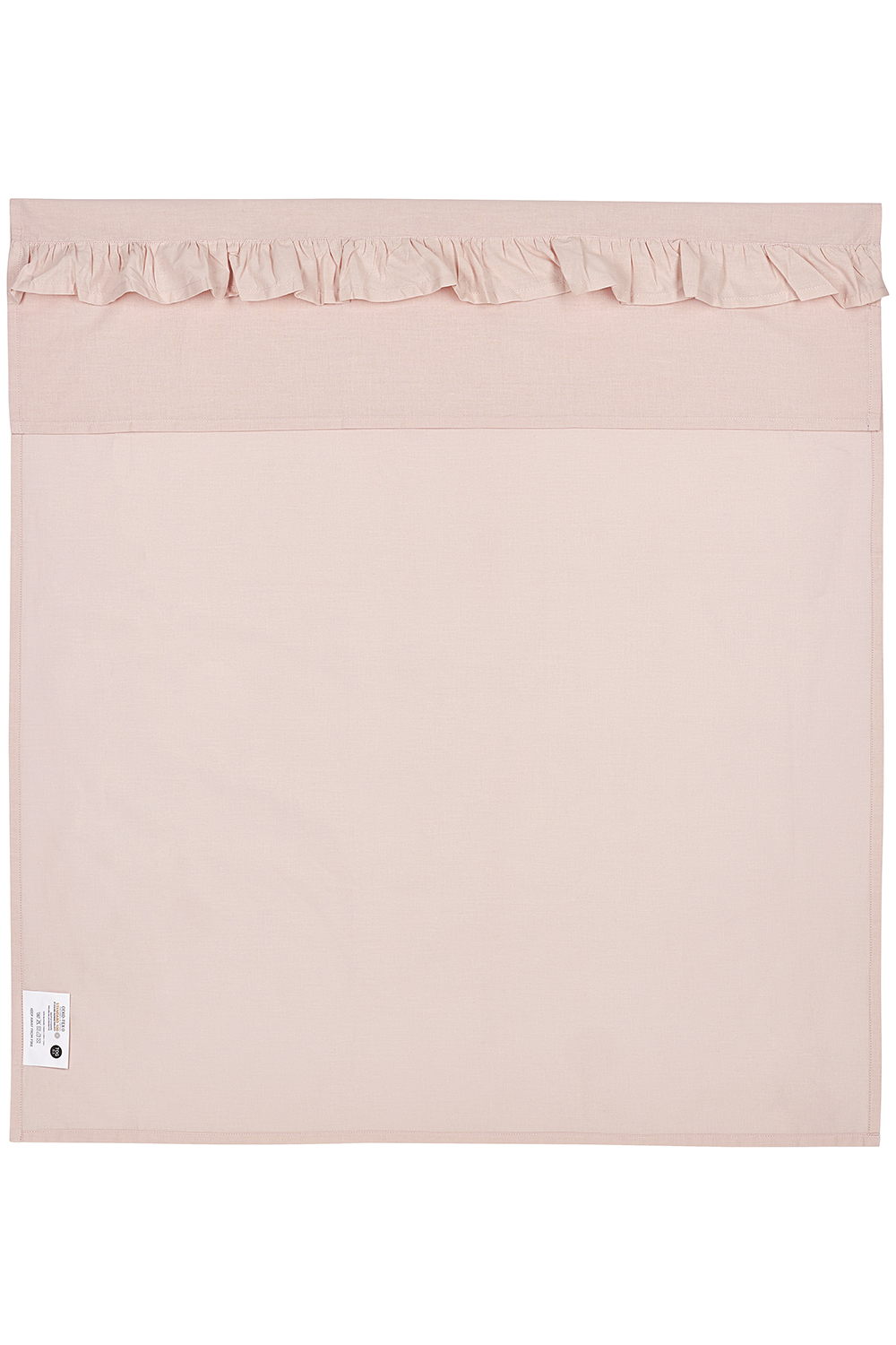 Ledikant laken Ruffle - soft pink - 100x150cm