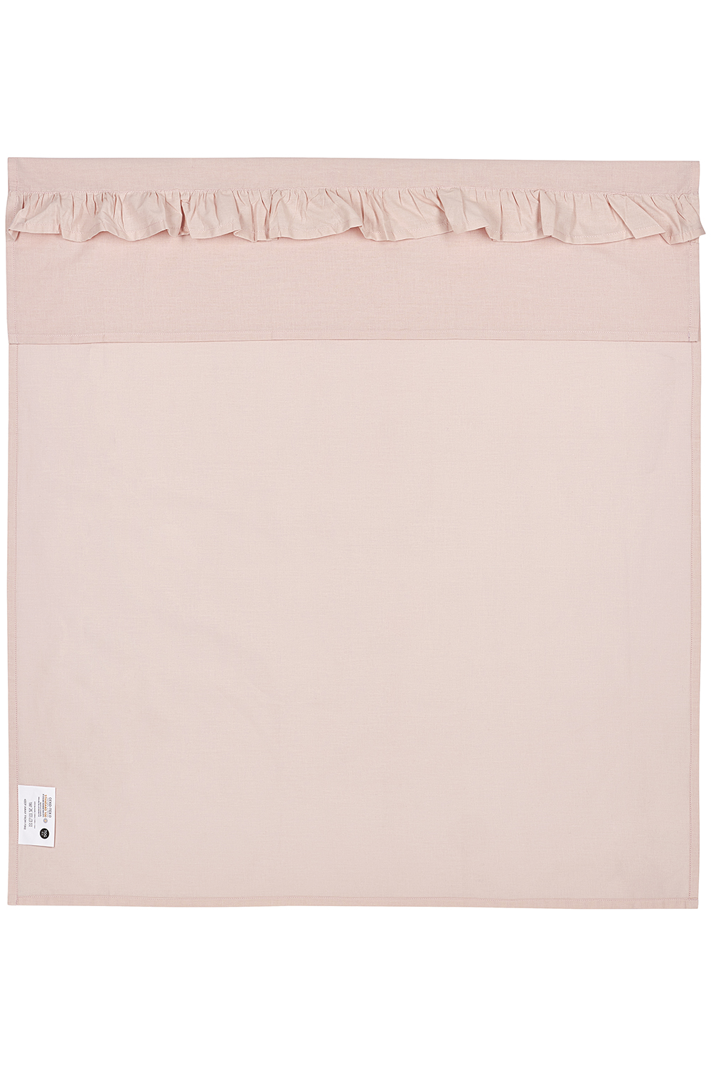 Crib sheet Ruffle - soft pink - 75X100cm