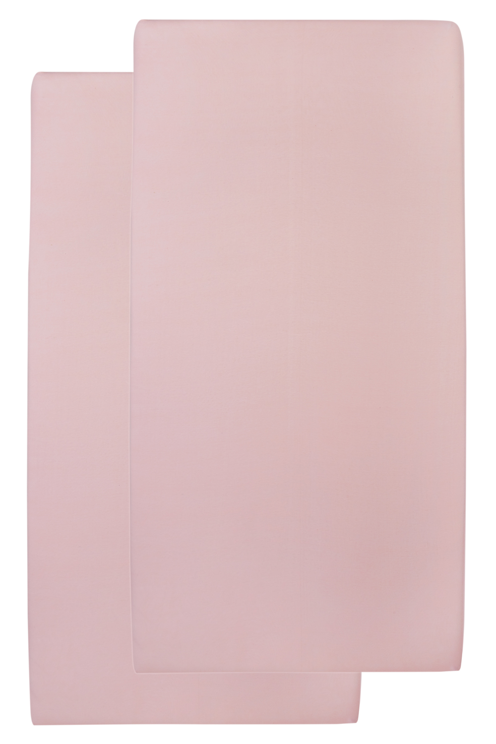 Fitted sheet crib 2-pack Uni - old pink - 40x80/90cm