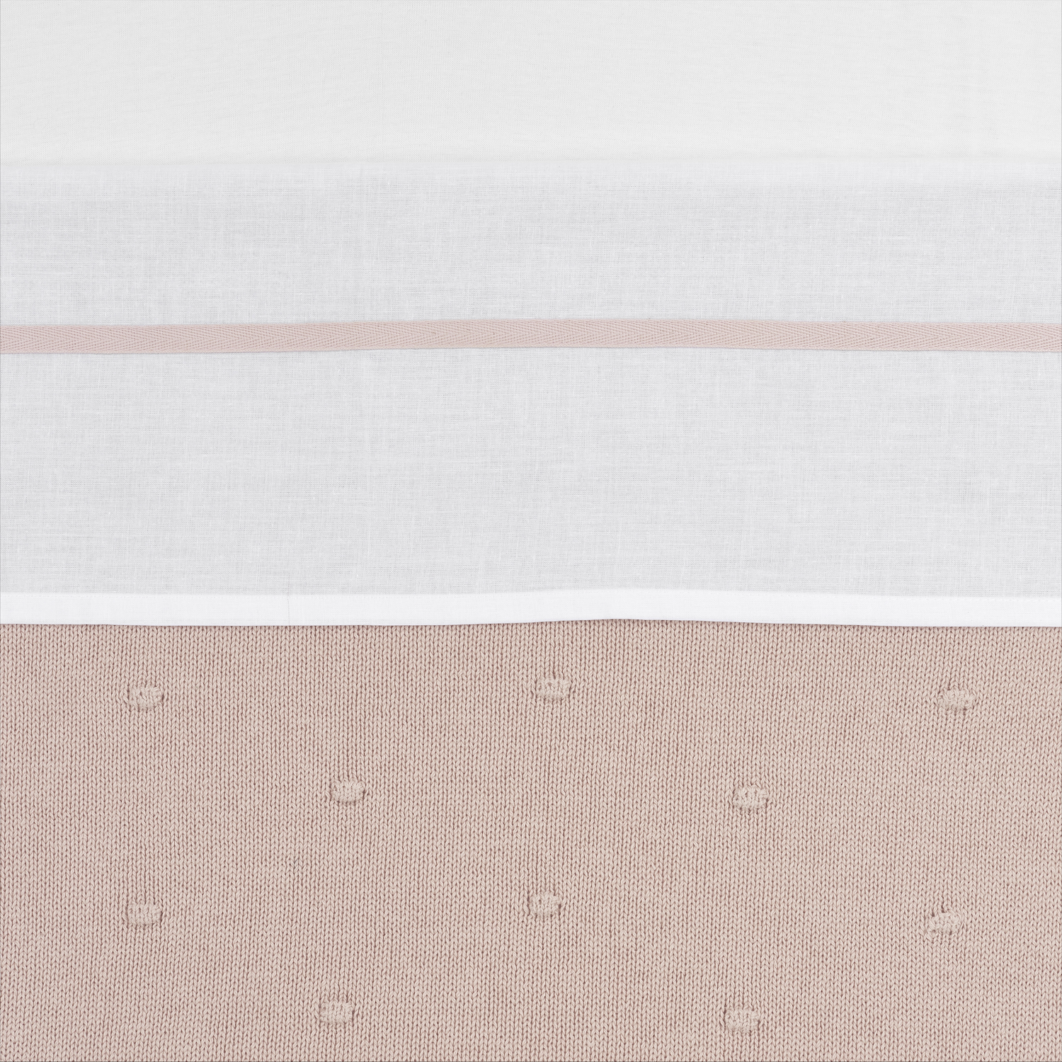 Kinderbettlaken Biese - soft pink - 100x150cm - 0.3 TOG