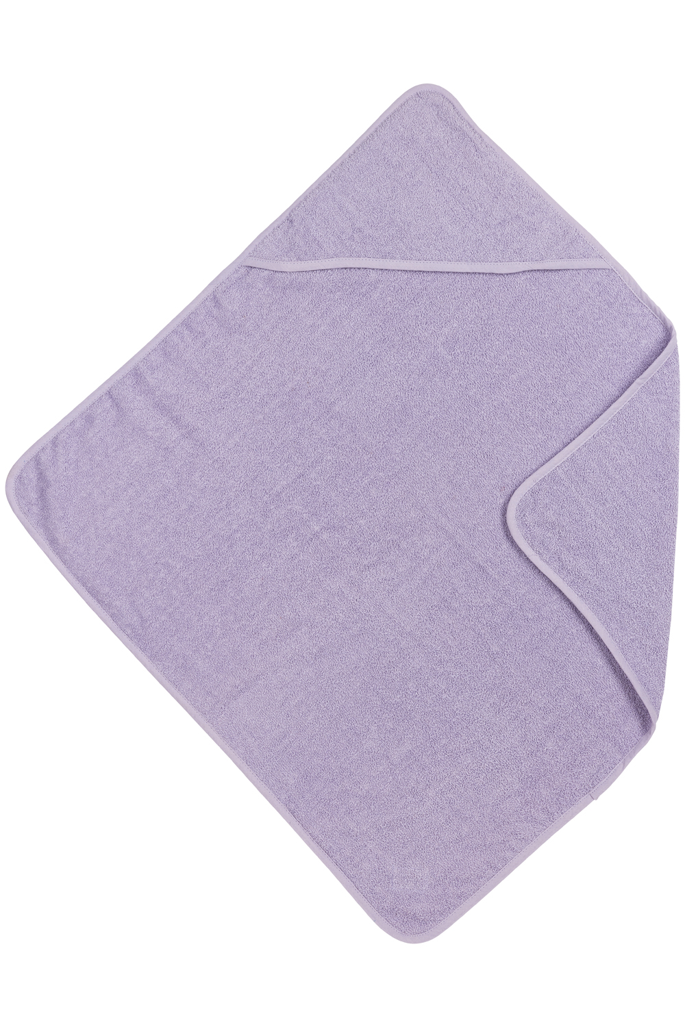 Badcape badstof Uni - soft lilac - 75x75cm