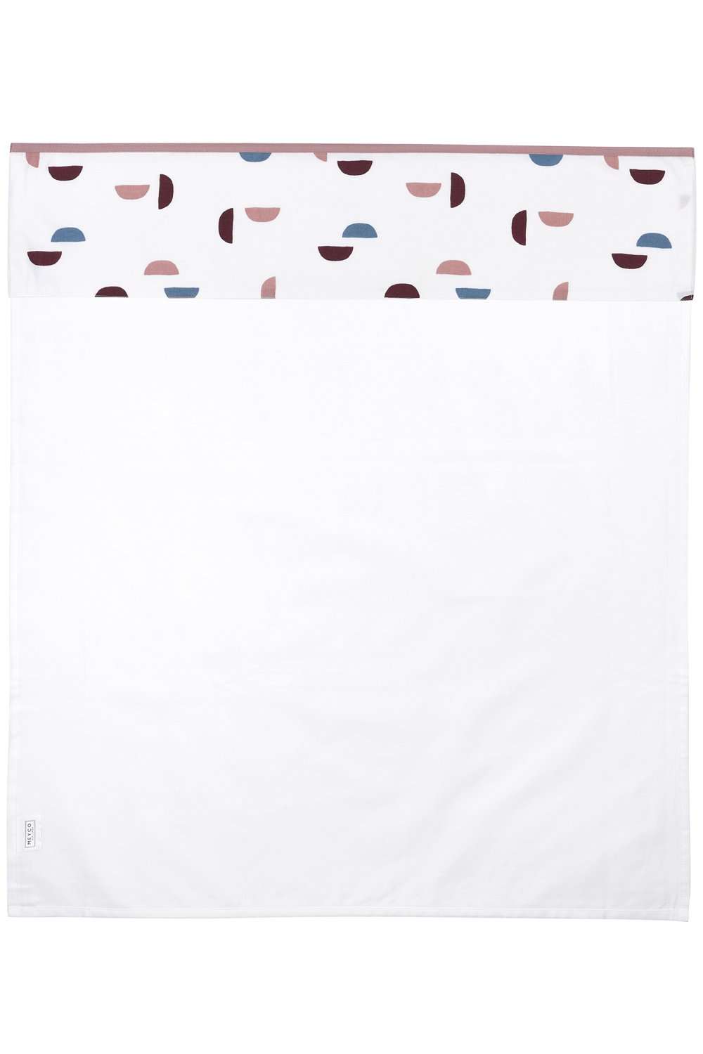 Crib sheet Shapes - lilac - 75X100cm