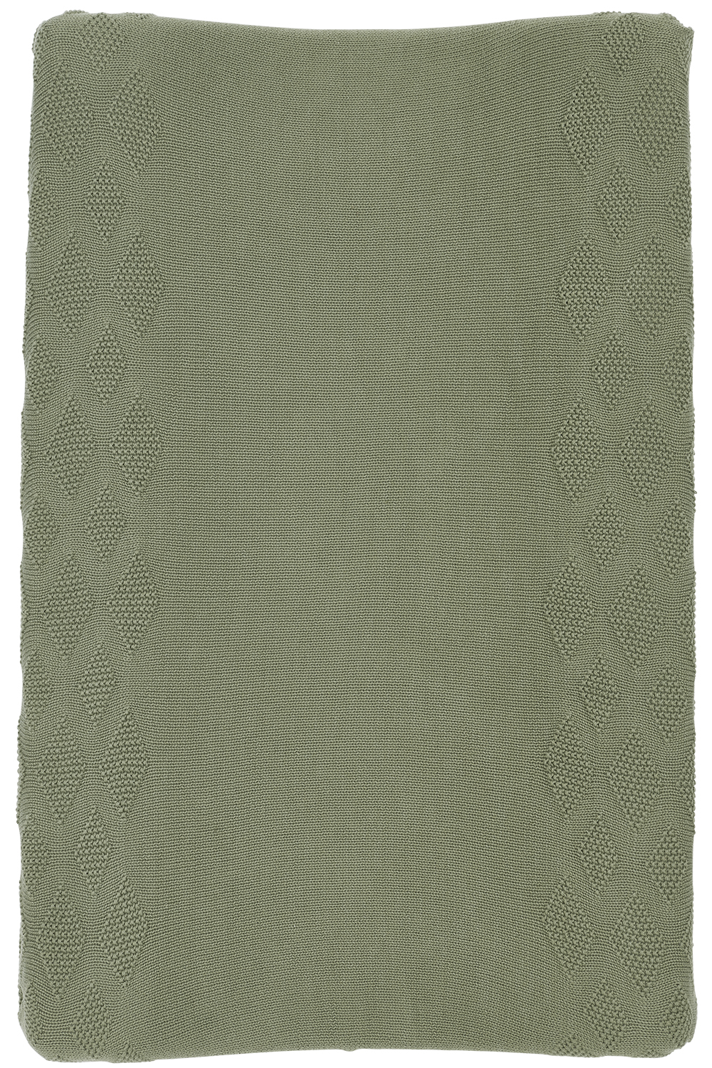 Aankleedkussenhoes biologisch Diamond - forest green - 50x70cm