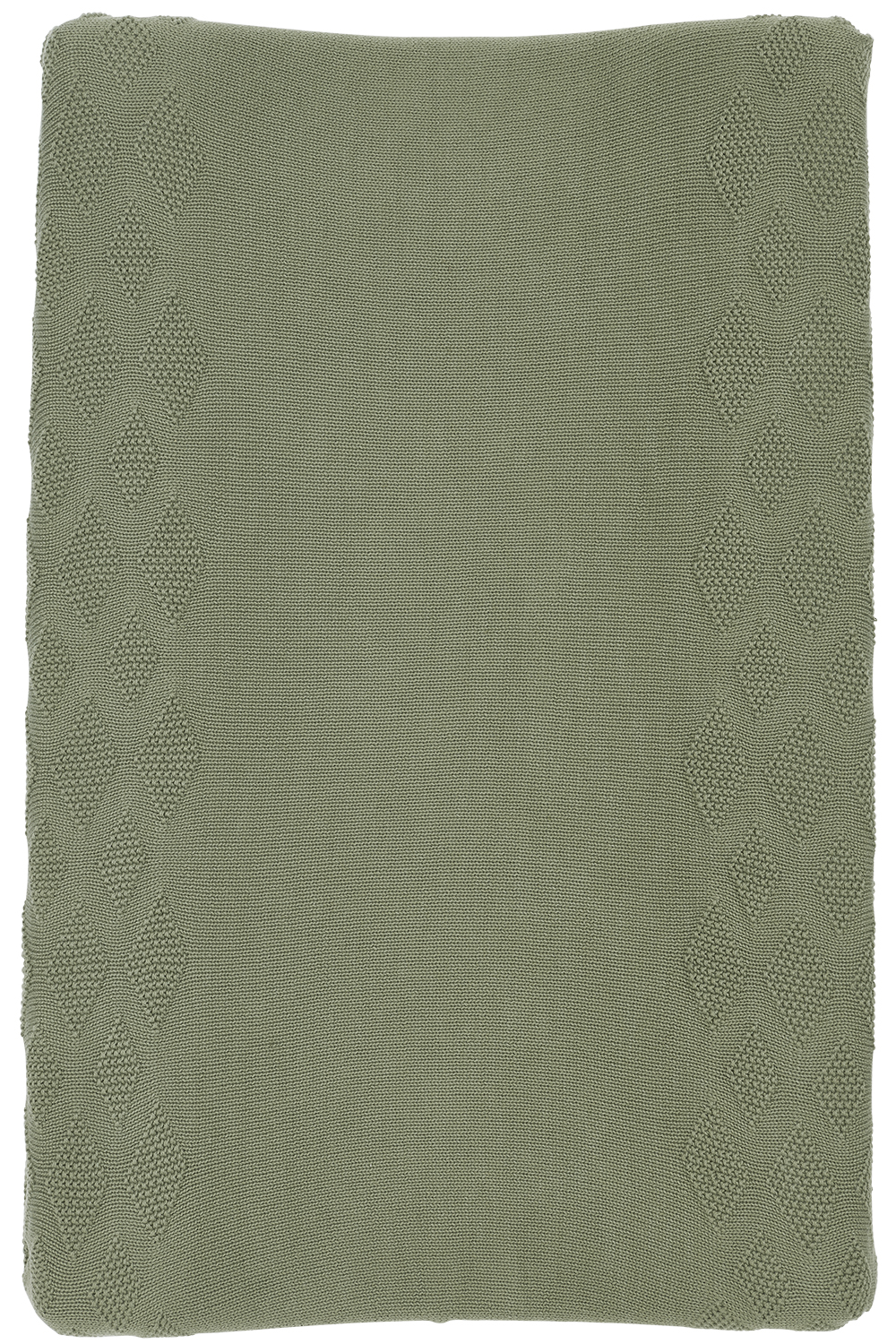 Wickelauflagenbezug organisch Diamond - forest green - 50x70cm