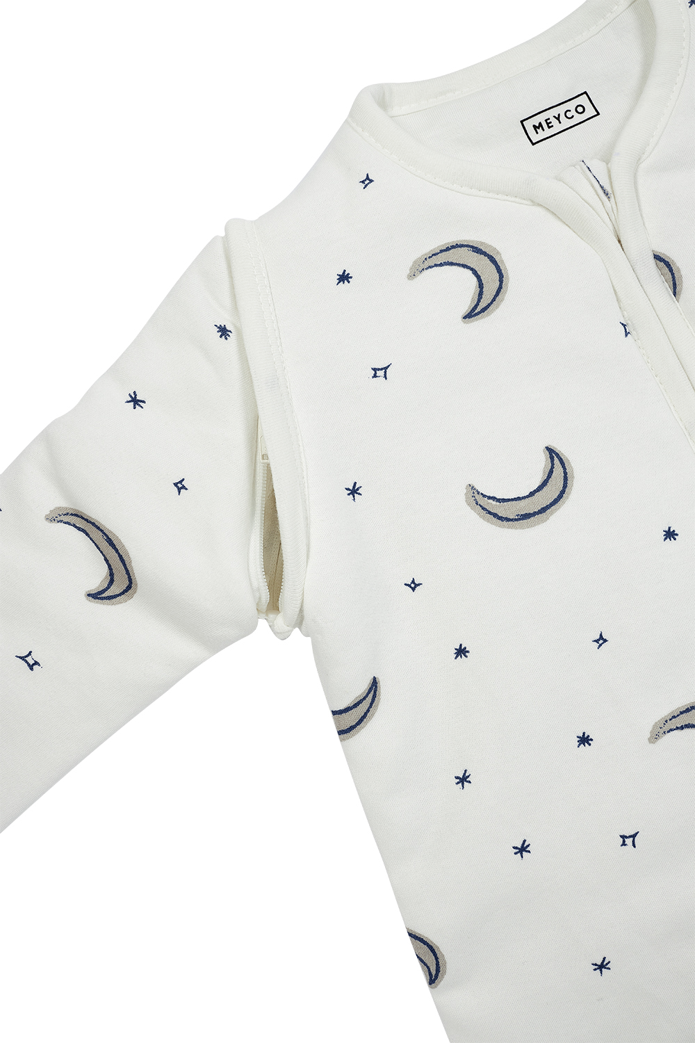 Baby sleeping bag with detachable sleeves Moon - indigo - 70cm