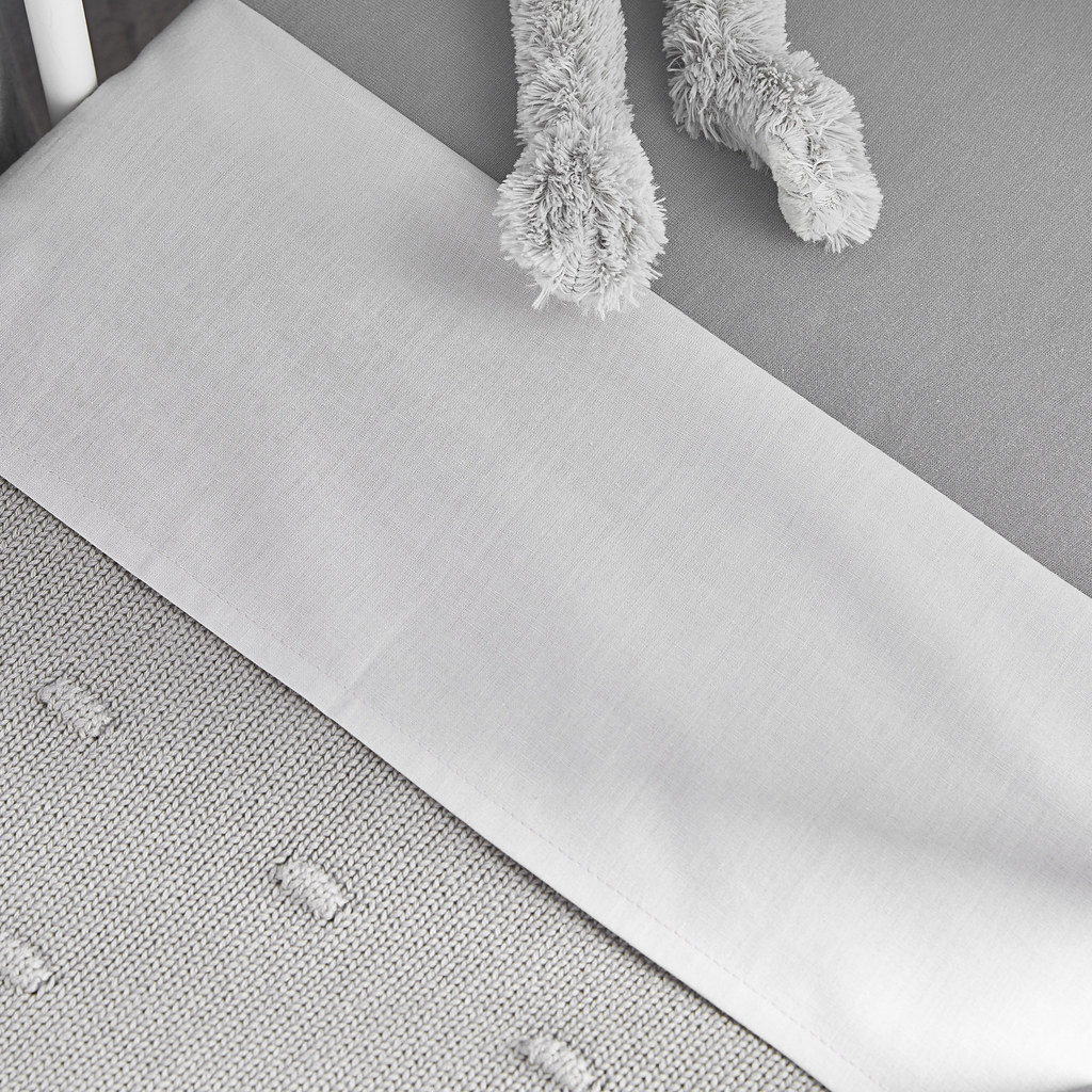 Wieglaken Uni - white - 75x100cm - 0.3 TOG