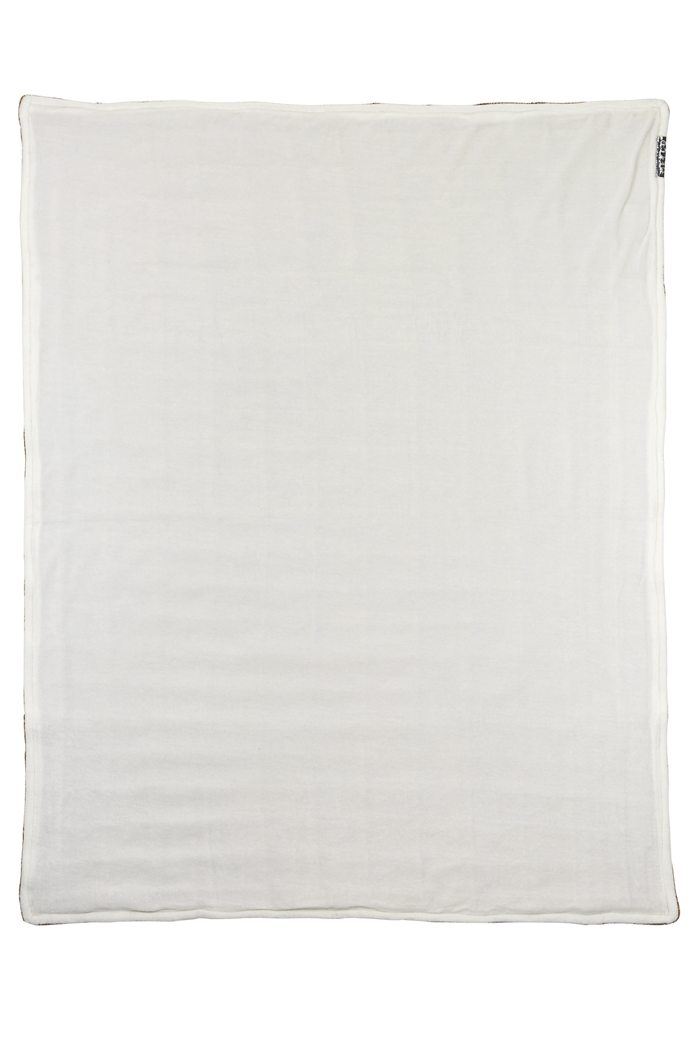 Ledikant deken Block Mixed velvet - okergeel/camel - 100x150cm