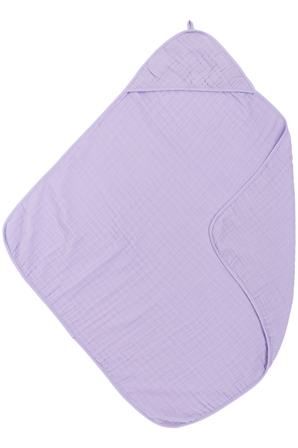 Kapuzentuch pre-washed musselin Uni - soft lilac - 80x80cm