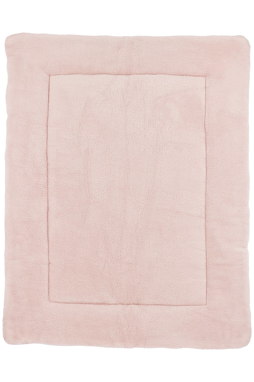 Laufgittereinlage Mini Knots teddy - soft pink - 77x97cm