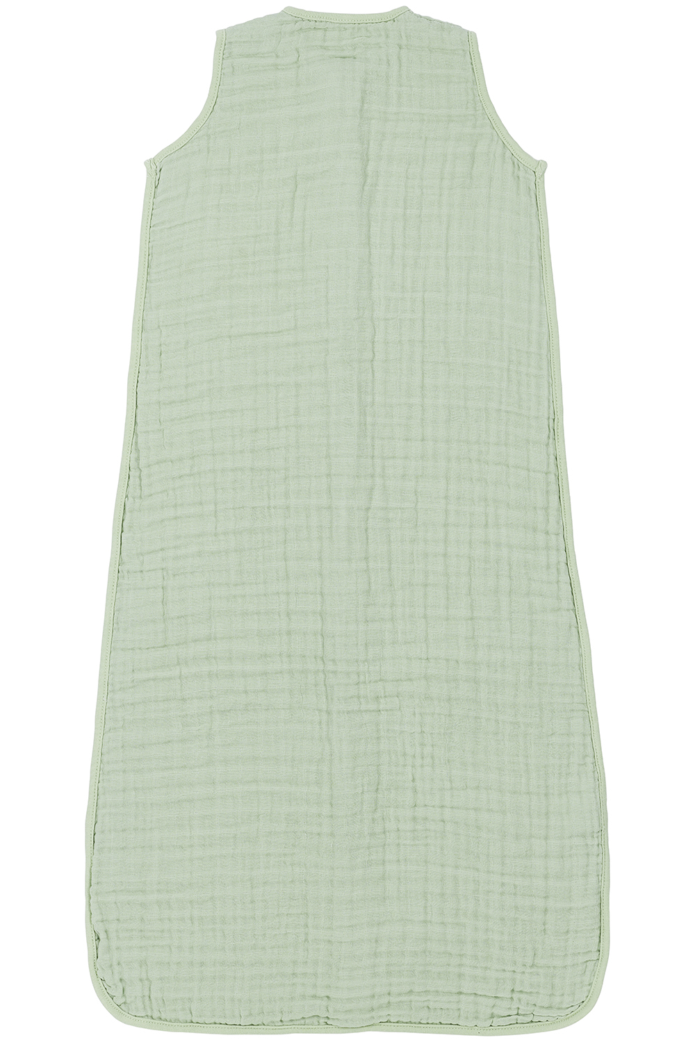 Baby zomerslaapzak pre-washed hydrofiel Uni - soft green - 110cm