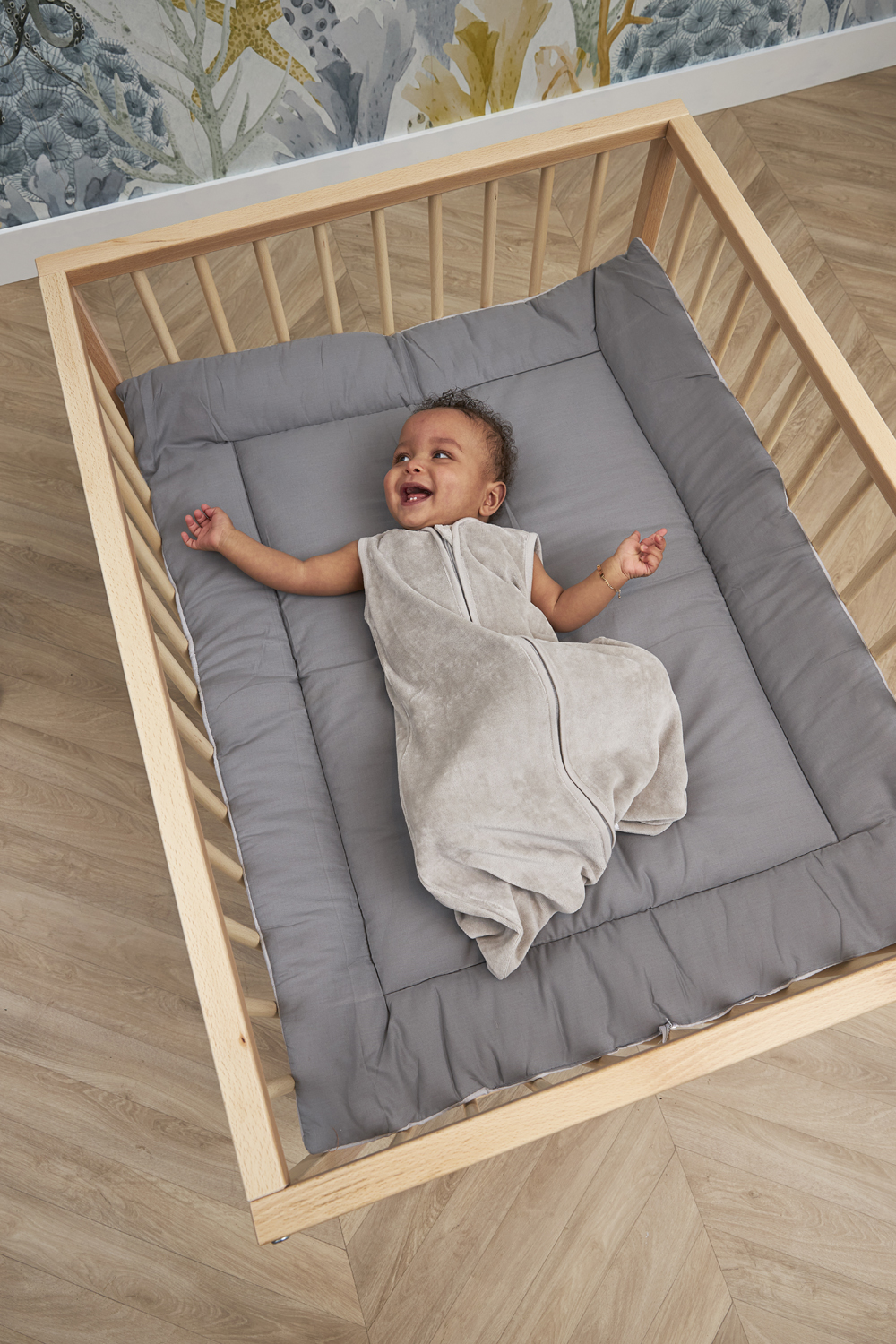 Babyslaapzak Velvet - Lichtgrijs - 110cm