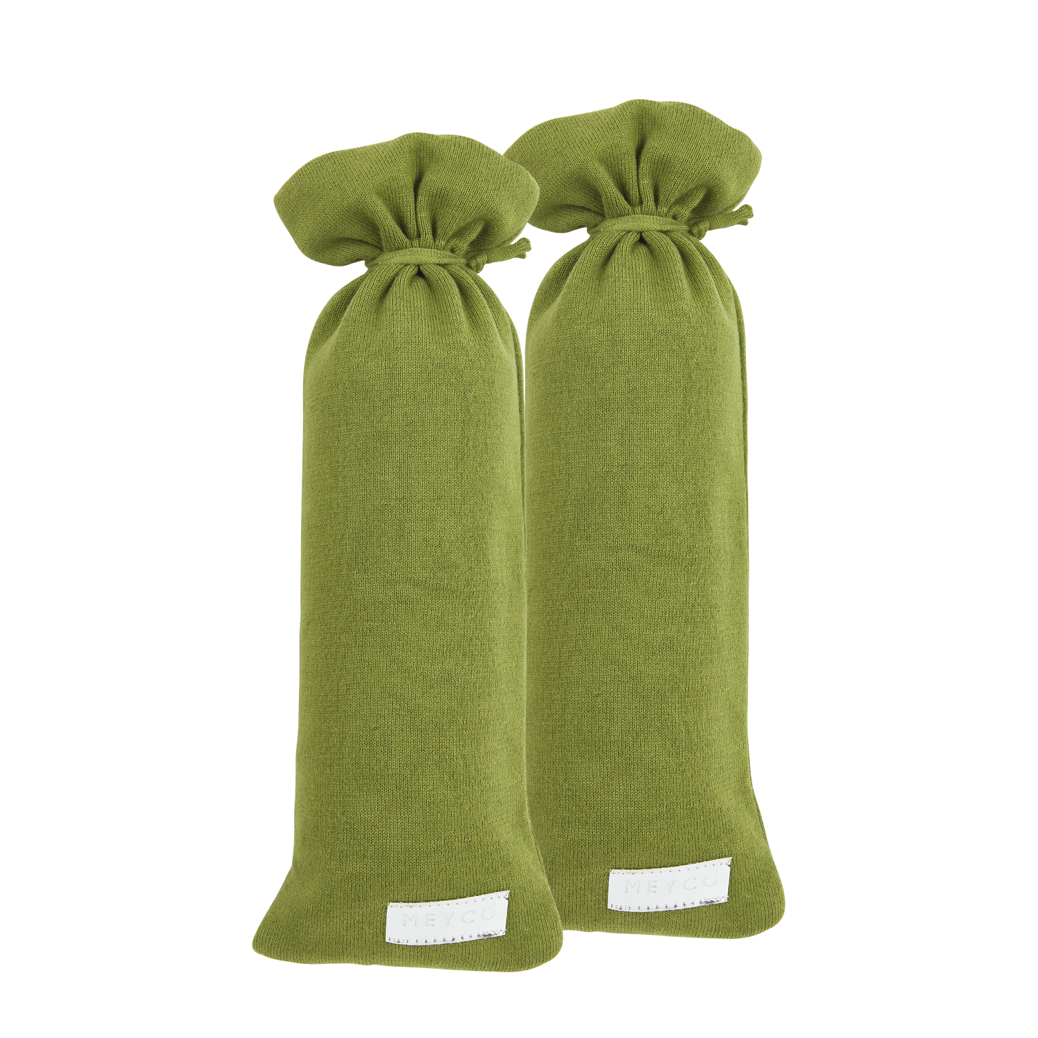 Hot water bottle cover 2-pack Knit Basic - avocado