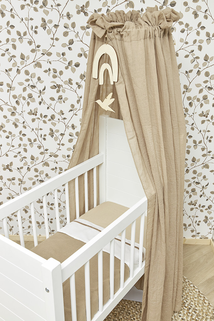 Hoeslaken ledikant 2-pack Uni - sand - 60x120cm