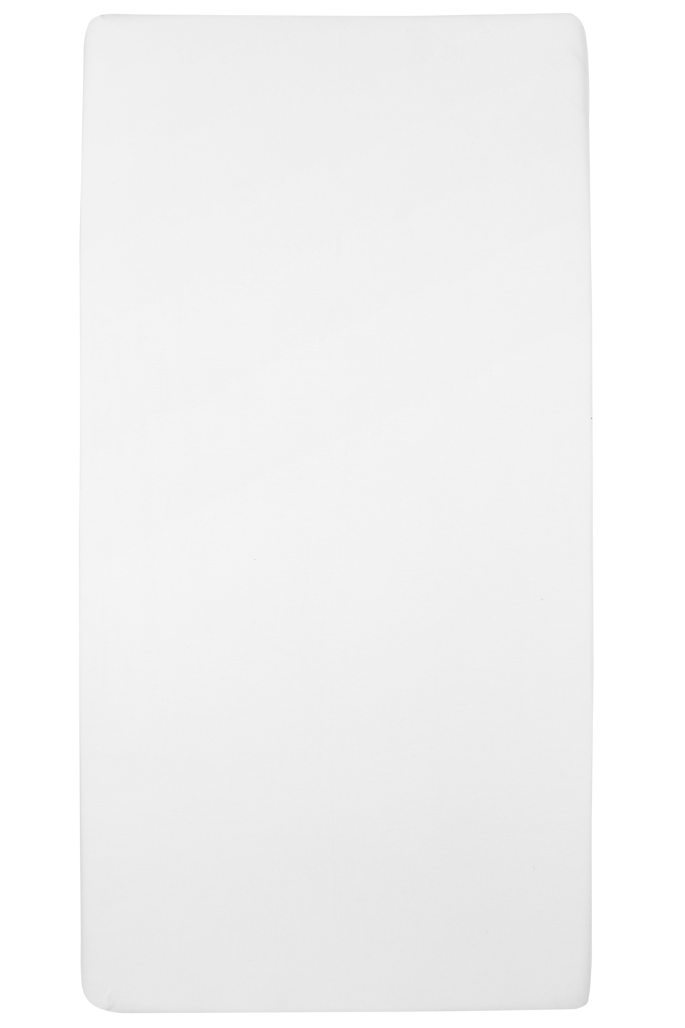 Spannbettlaken Wiege Uni - white - 40x80/90cm