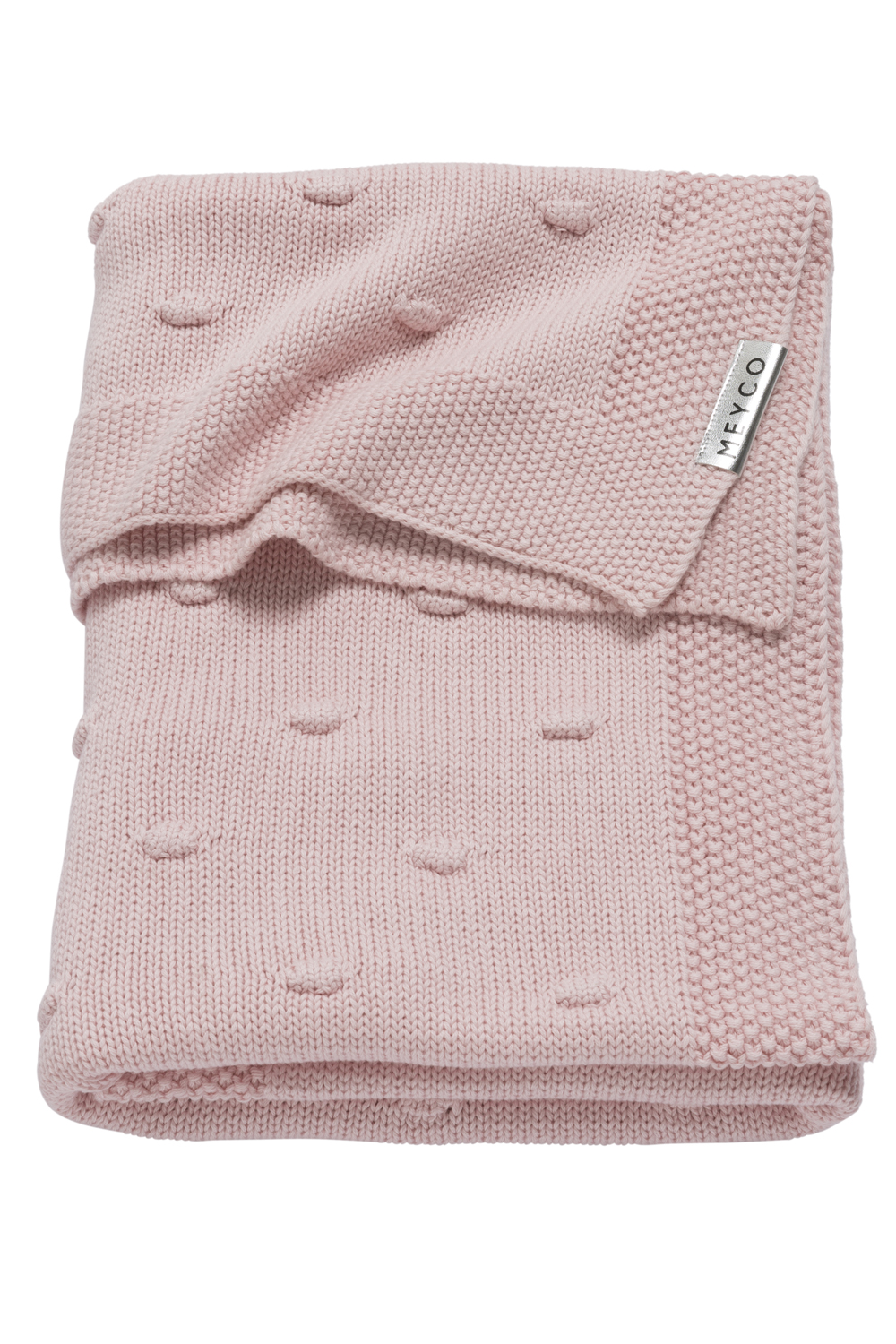 Cot Bed Blanket Knots - Pink - 100X150cm