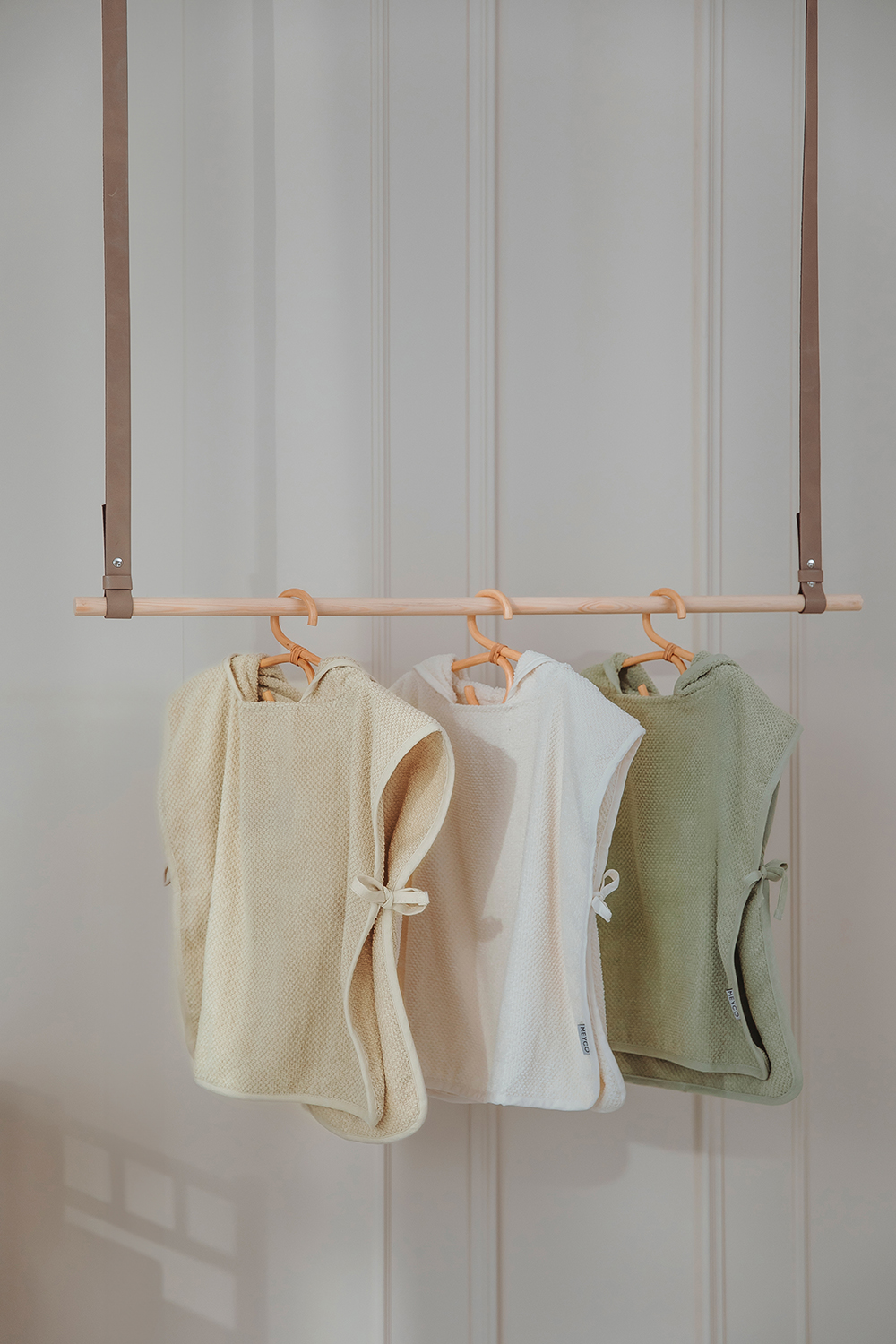 Badponcho Popcorn - soft sand - 1-3 jaar