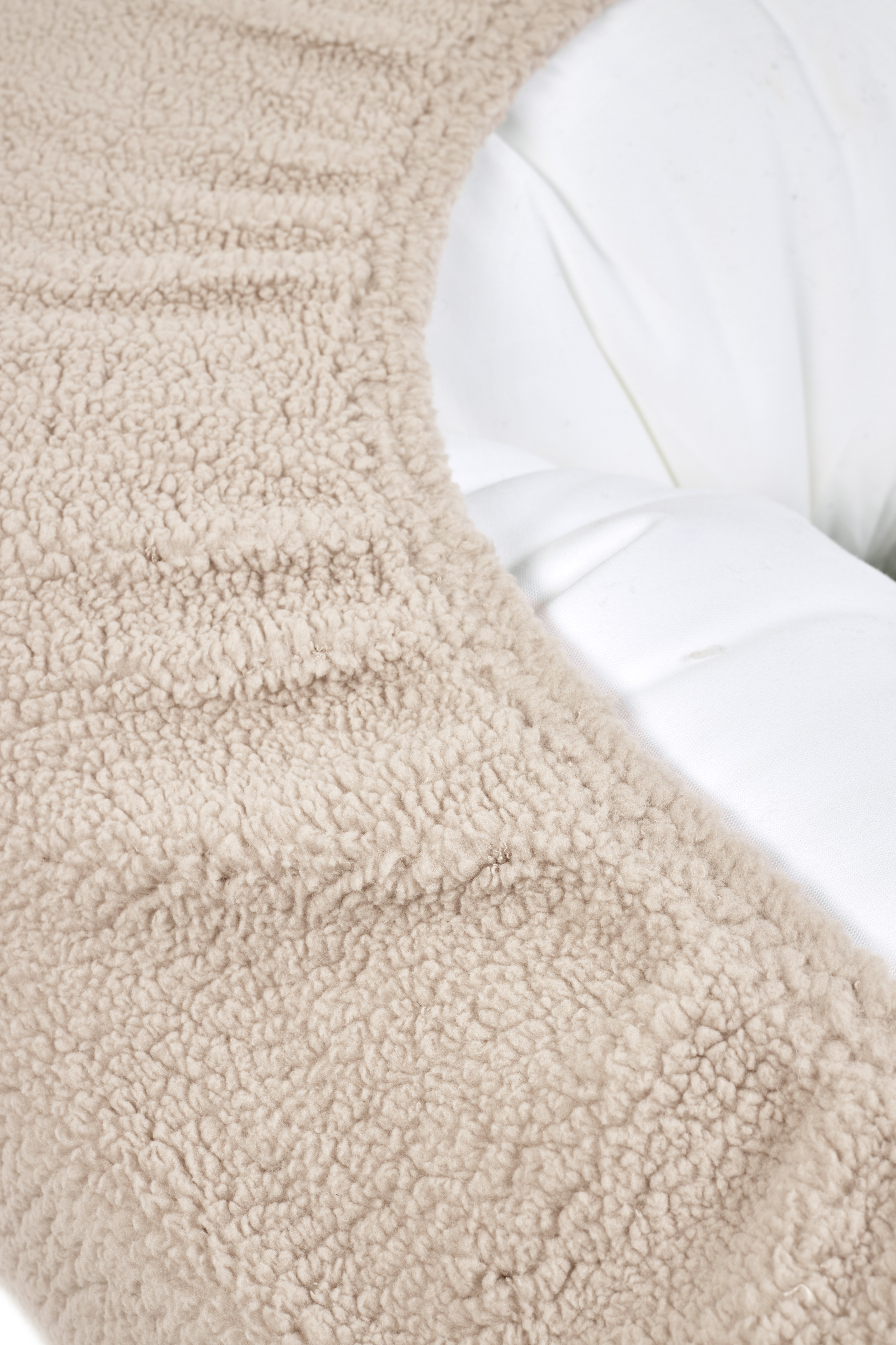 Relaxhoes voor voedingskussen Teddy - sand