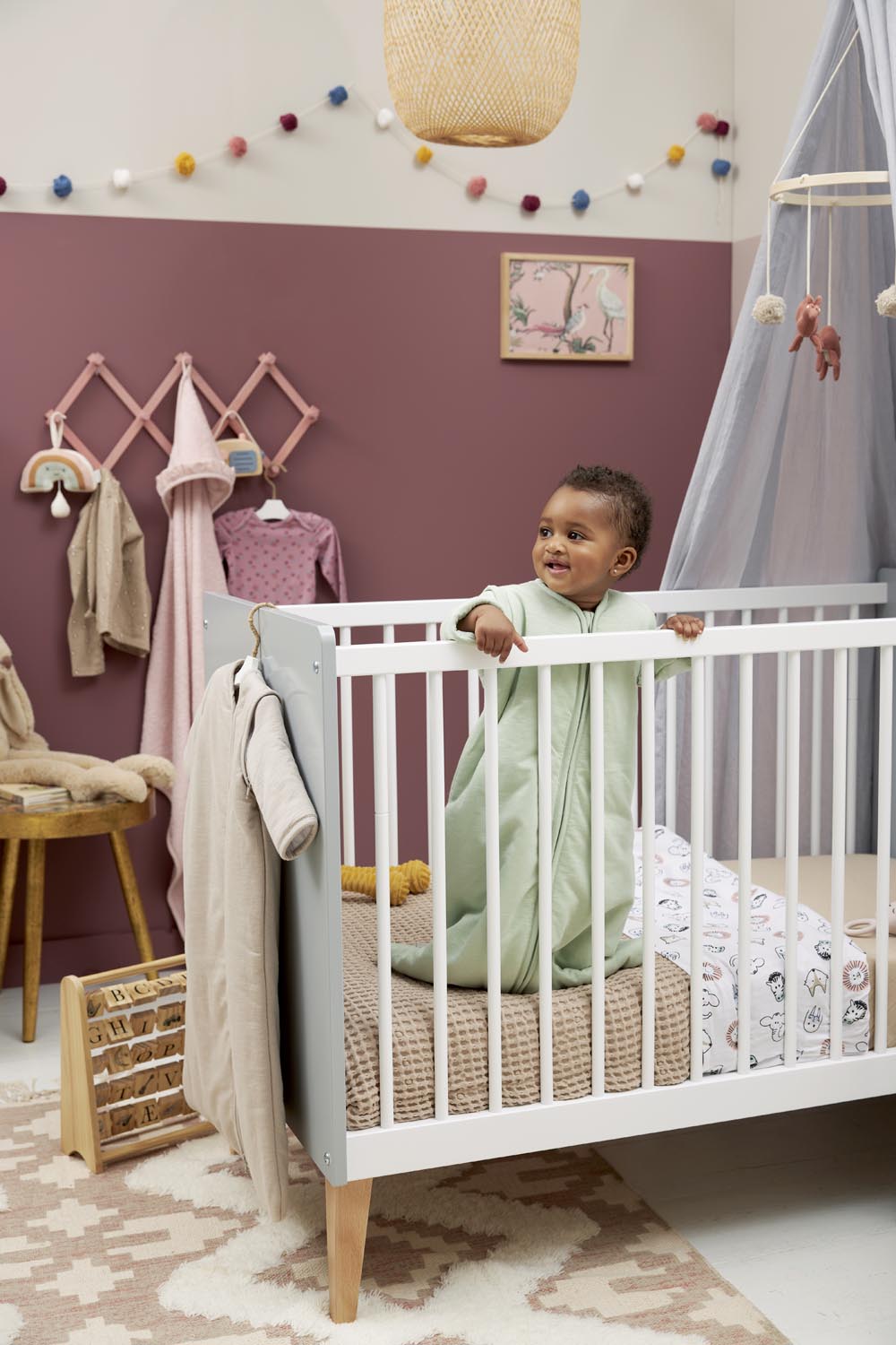 Baby sleeping bag with detachable sleeves Slub greige 110cm 2.5 TOG Greige 110cm 183.187.49.03